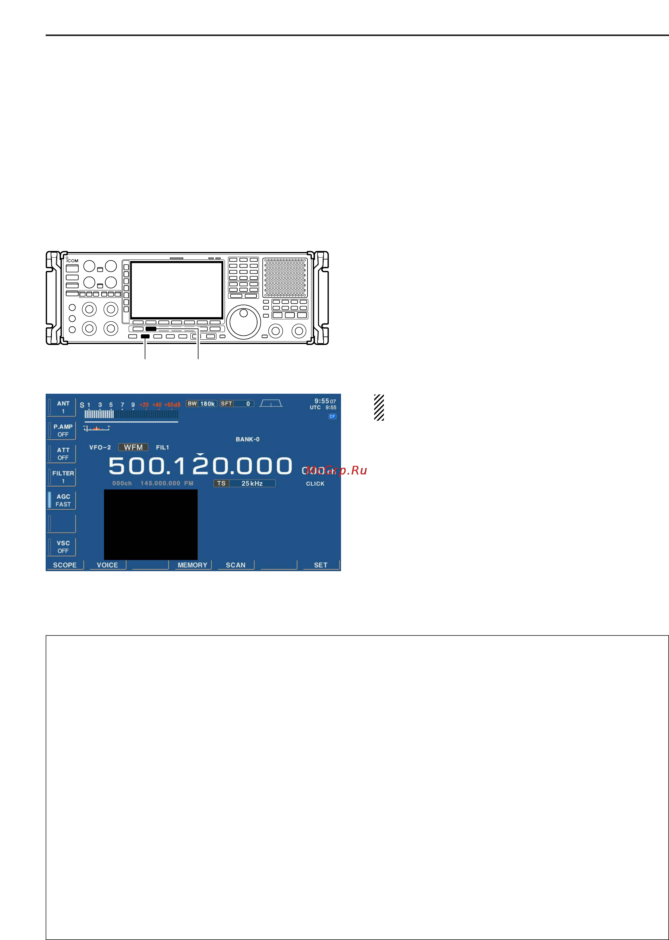 Icom IC-R9500 [66/194] Tv channel operation except for usa versions