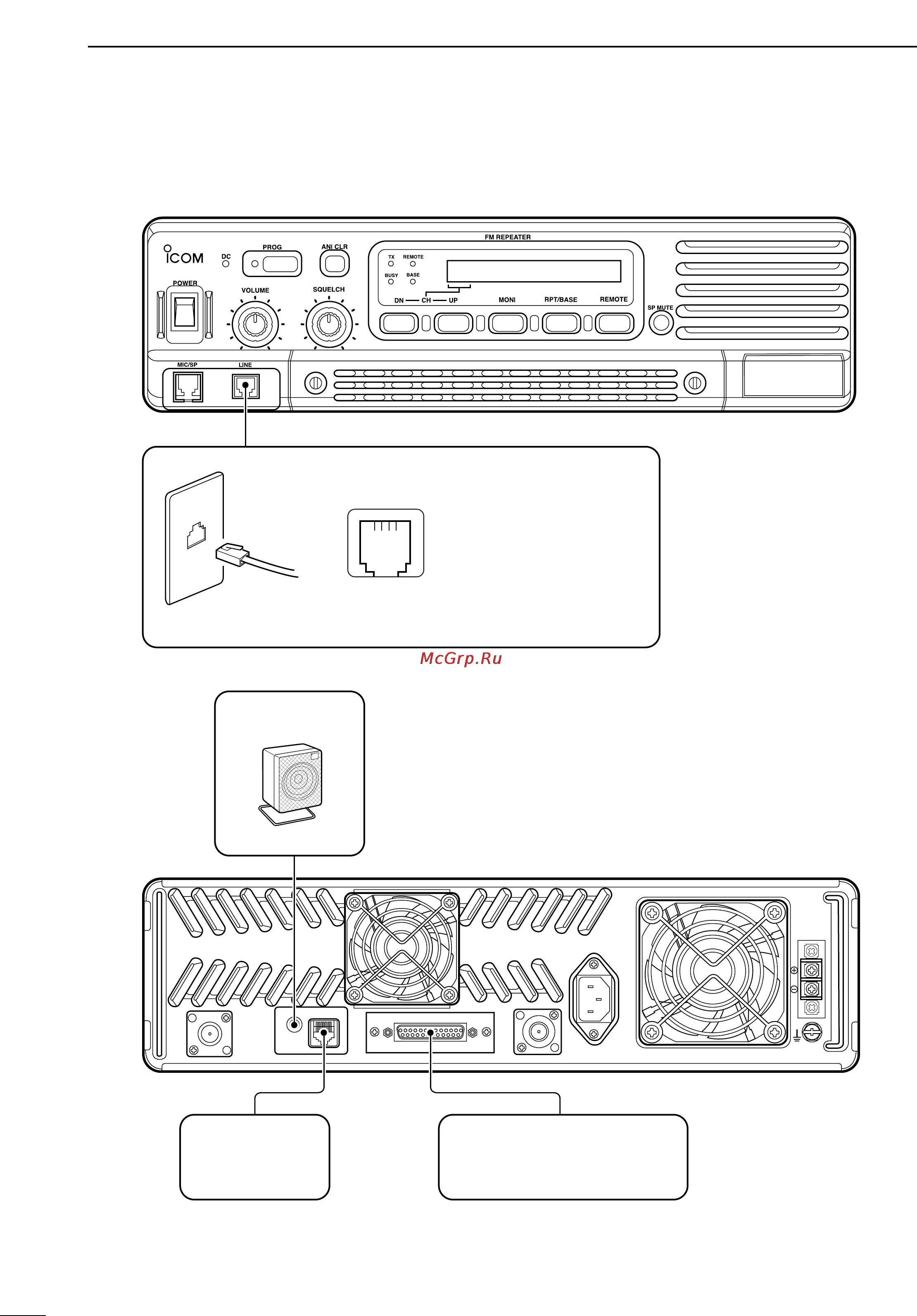 Icom IC-FR3000 [12/24] I advanced connections
