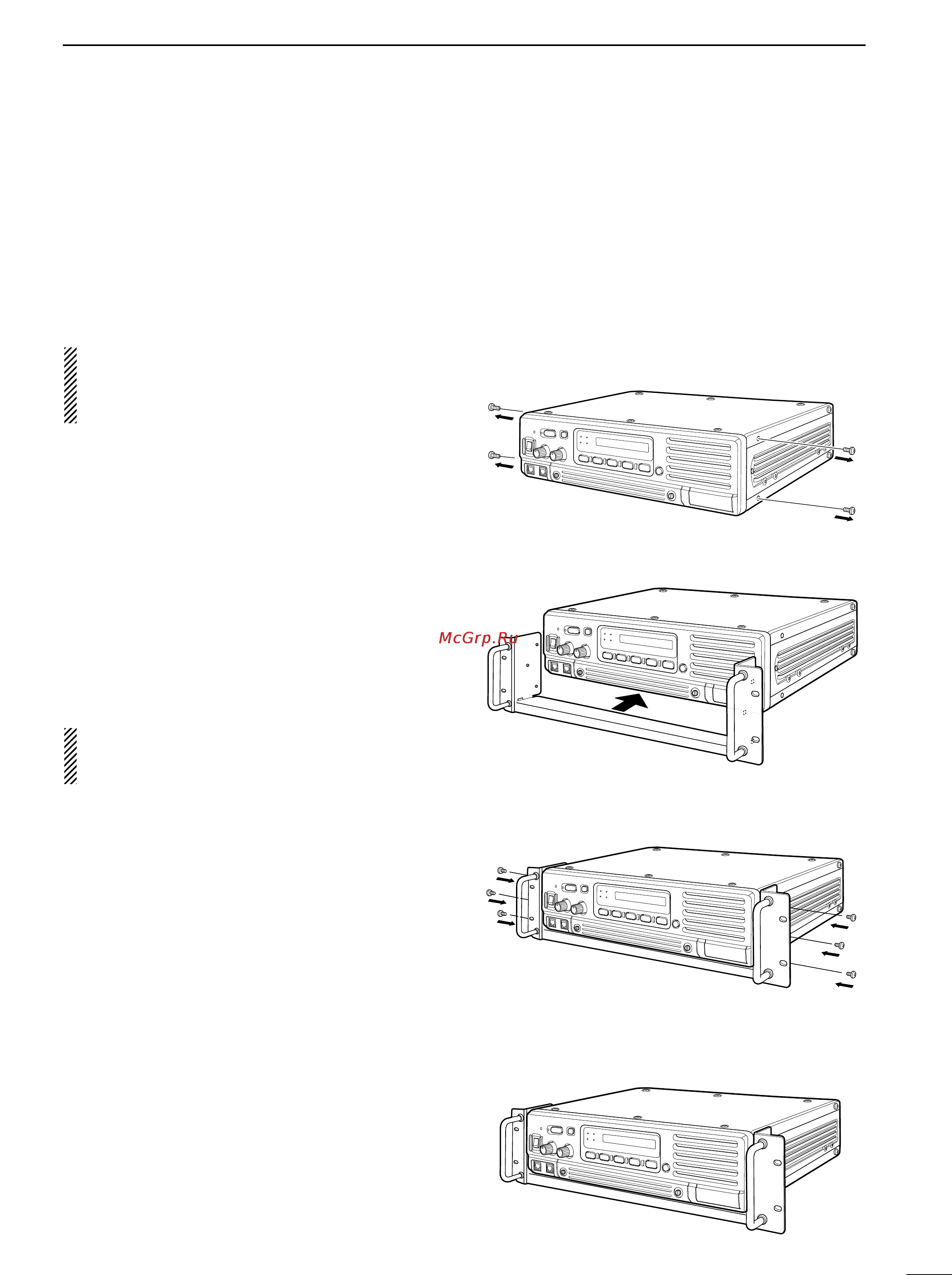 Icom IC-FR3000 [13/24] I mounting the repeater