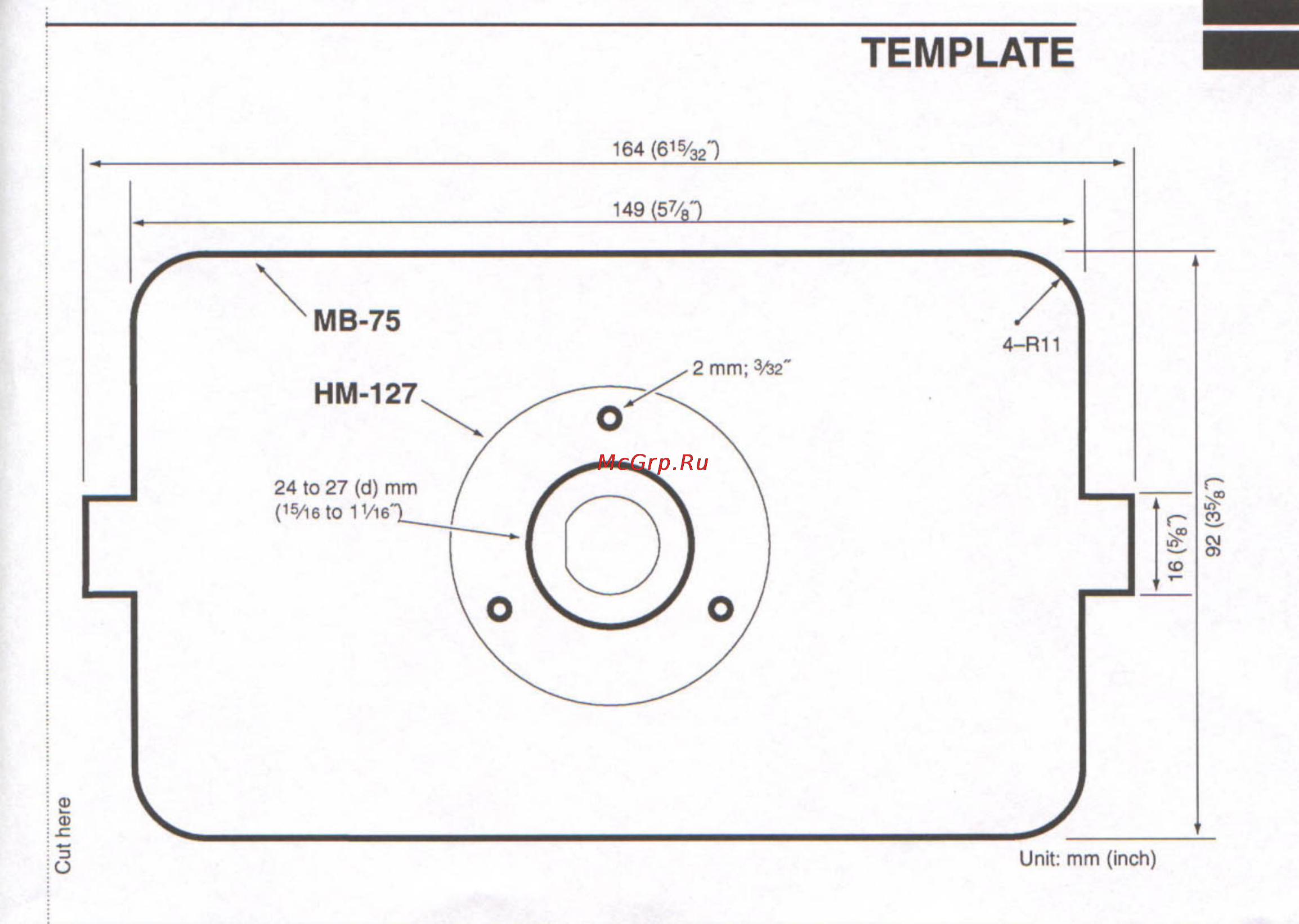 Icom HM-127 [14/15] Template