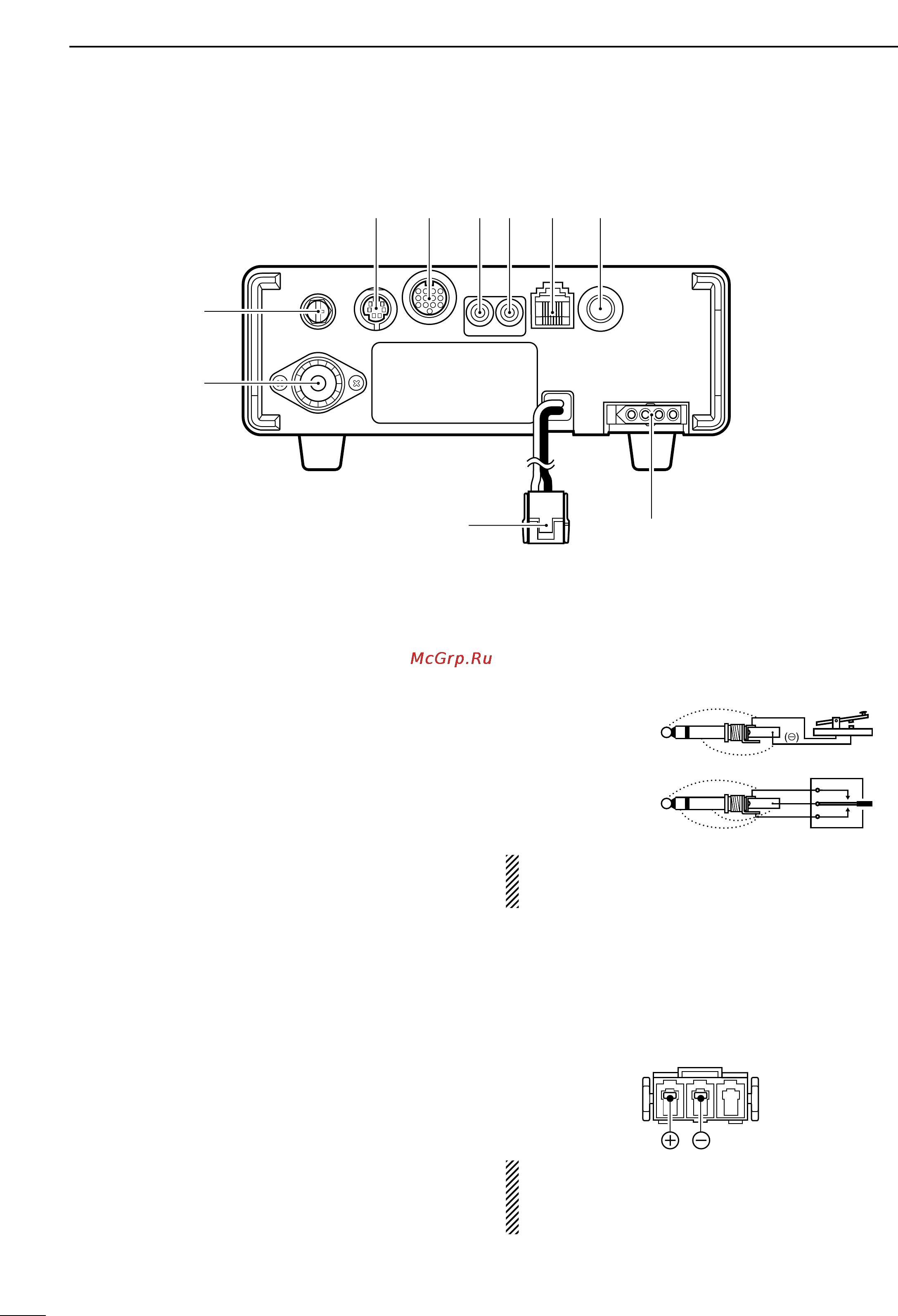 Icom IC-703 [22/112] I rear panel