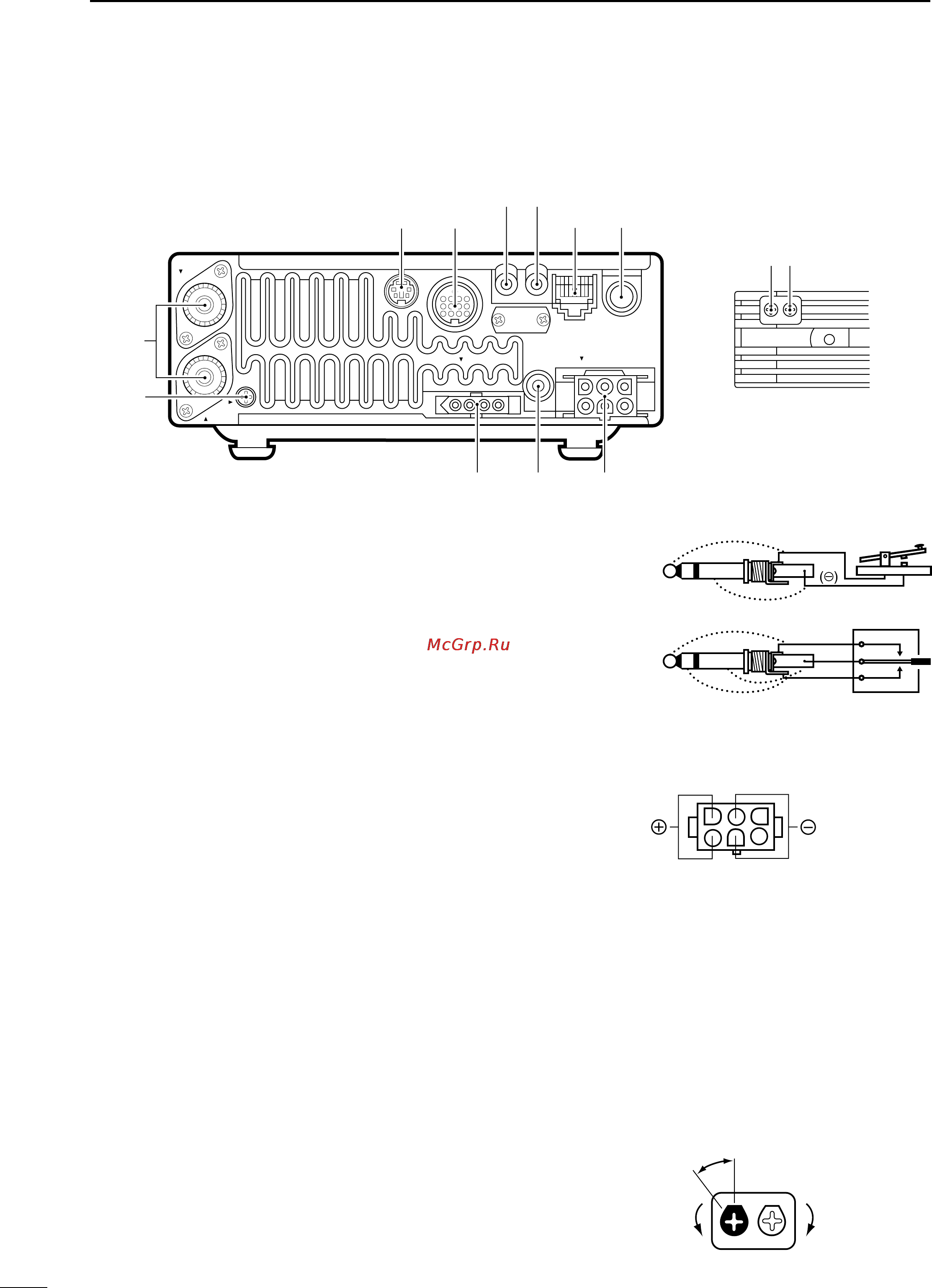 Icom IC-706MKIIG [8/75] I rear and side panels