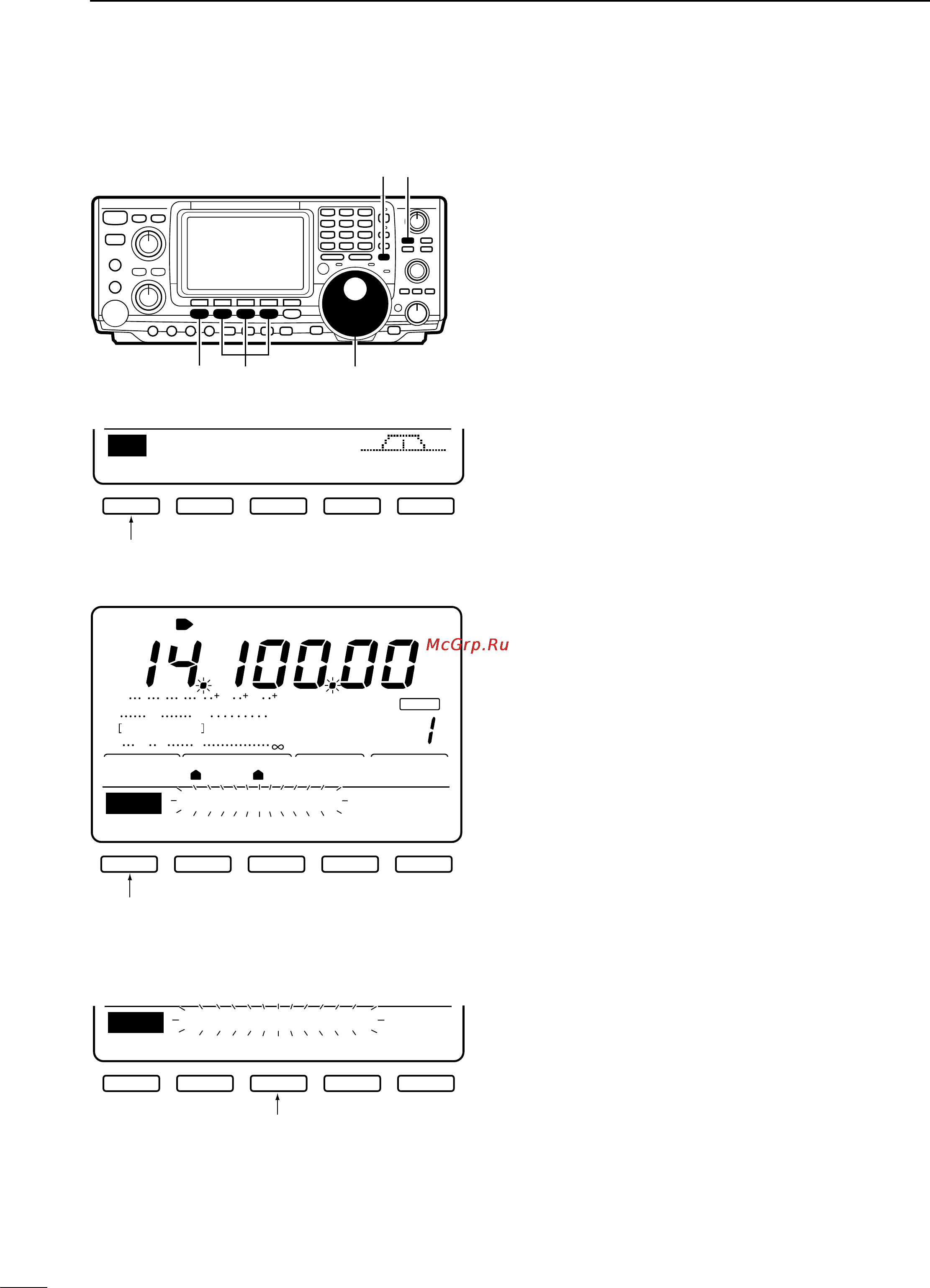 Icom IC-746 [58/88] Programmed scan and ﬁne programmed scan