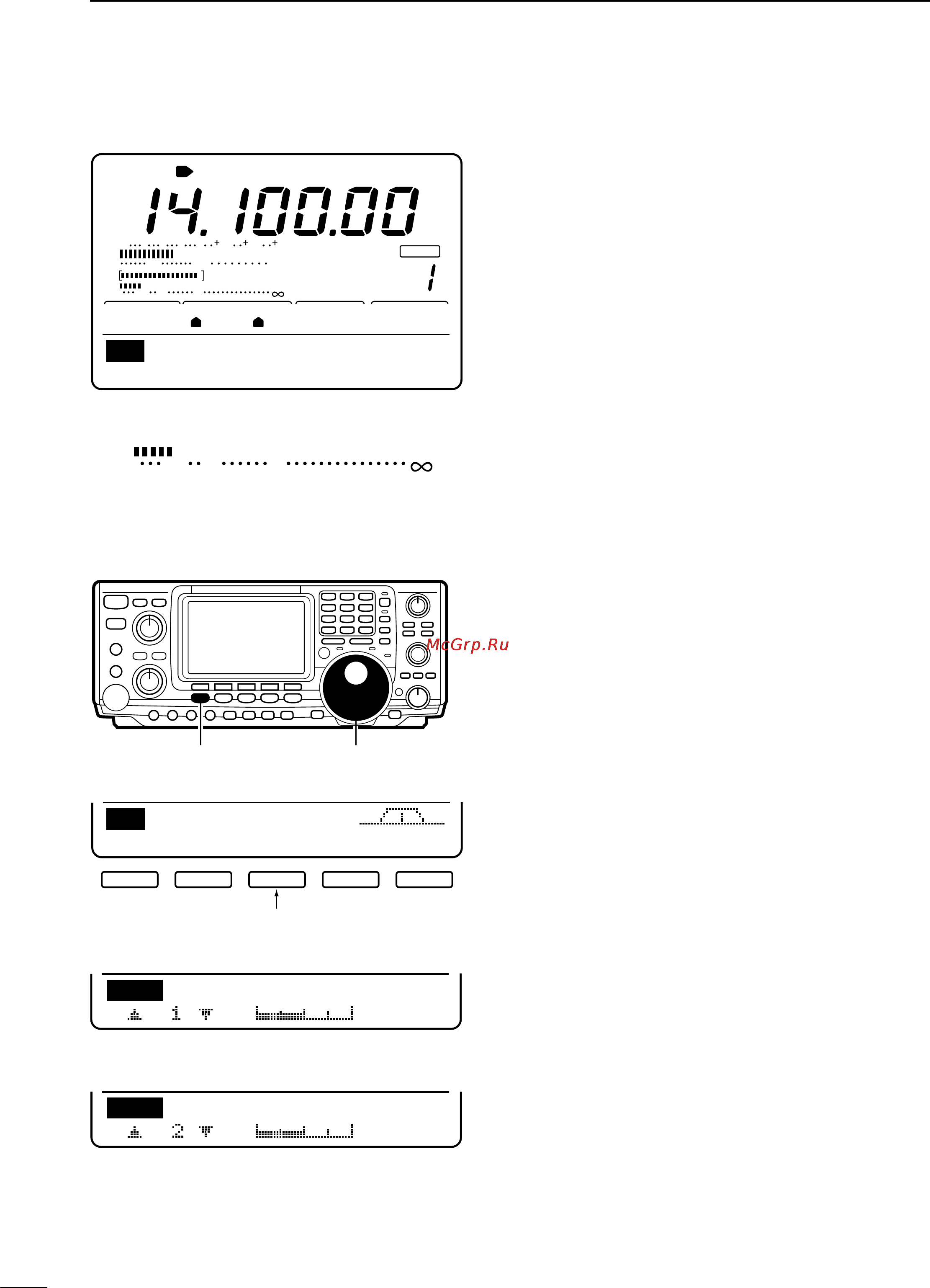 Icom IC-746 [68/88] Adjusting the lcd