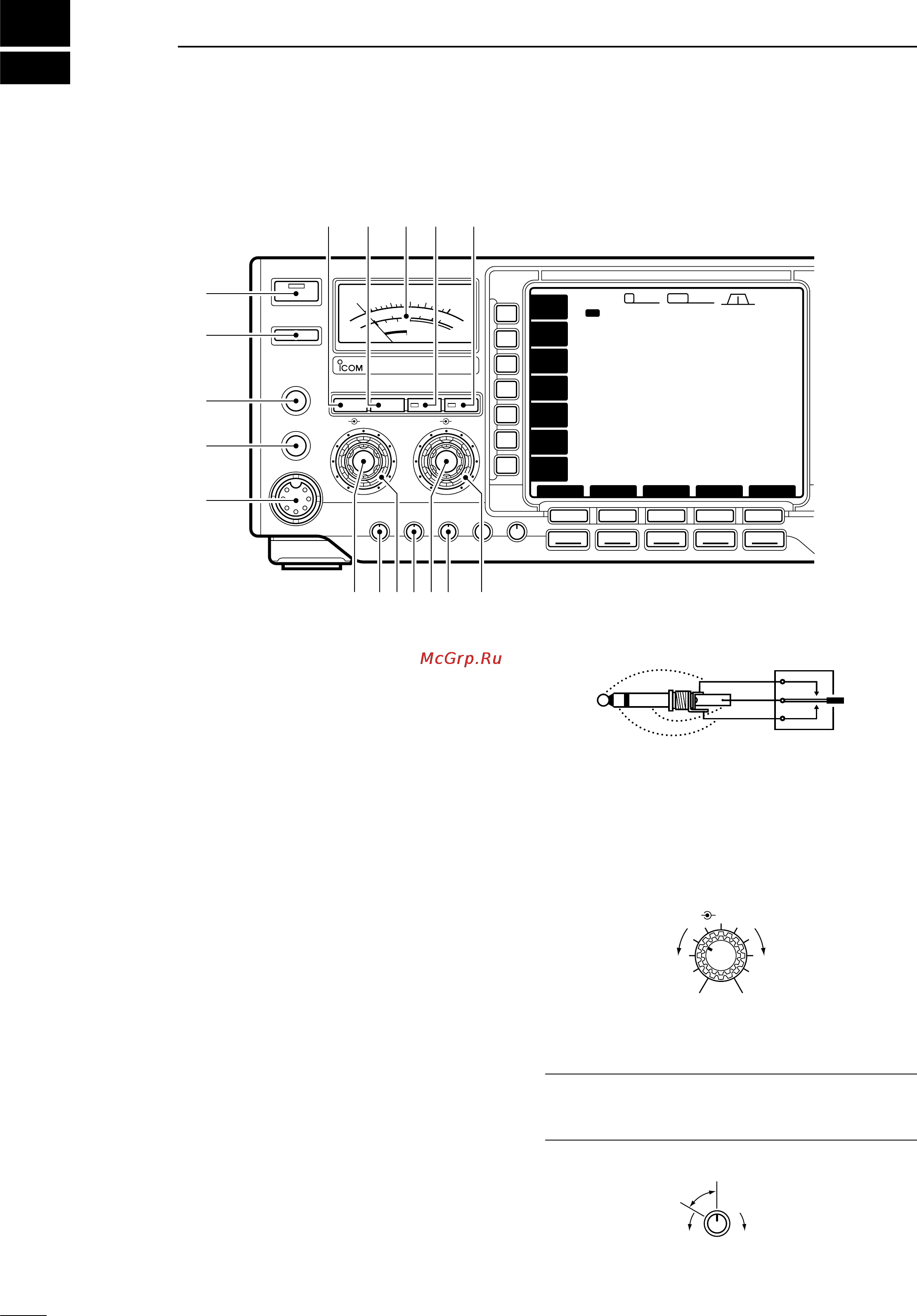 Icom IC-756 [4/72] Panel description