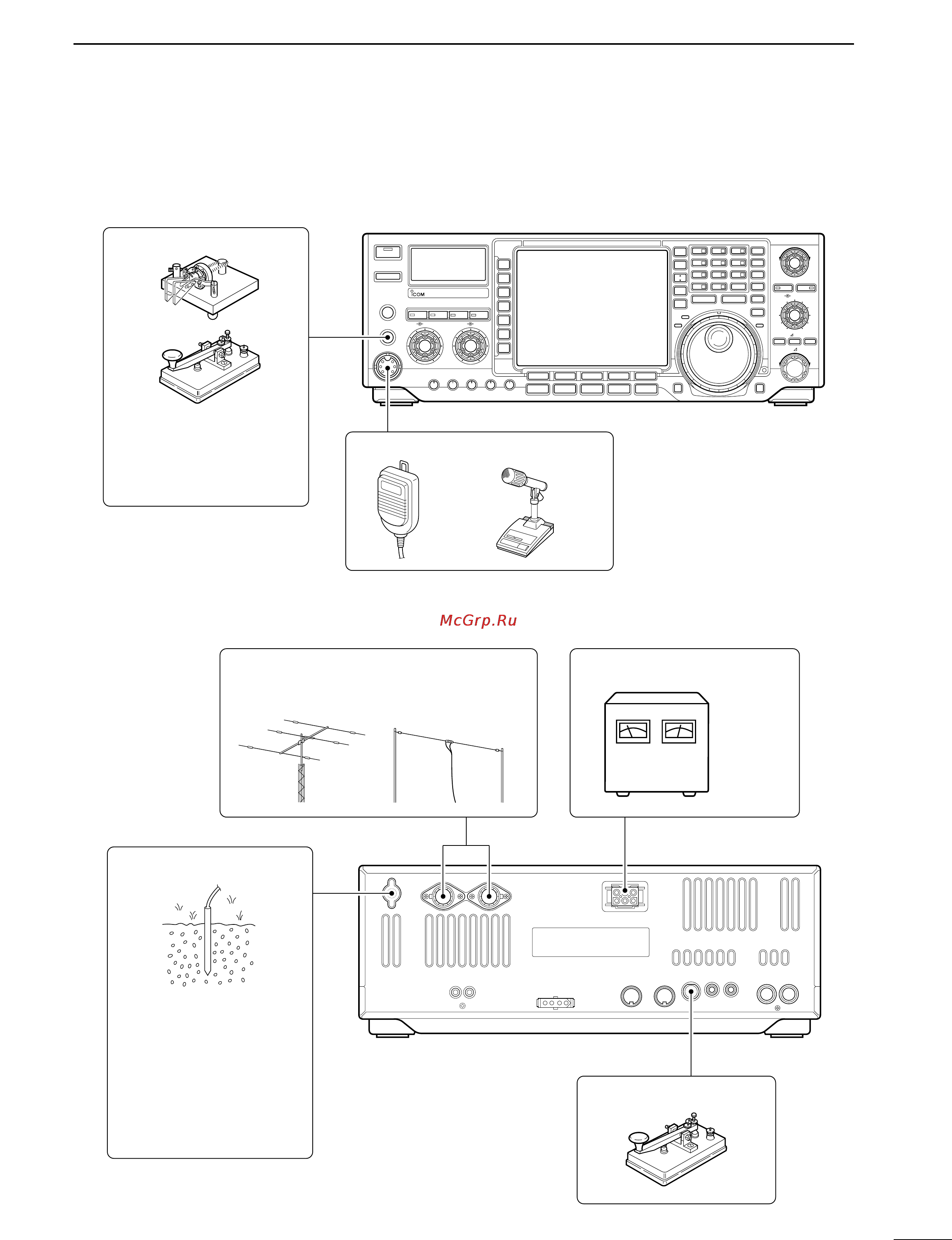 Icom IC-756PRO [17/84] Rear panel