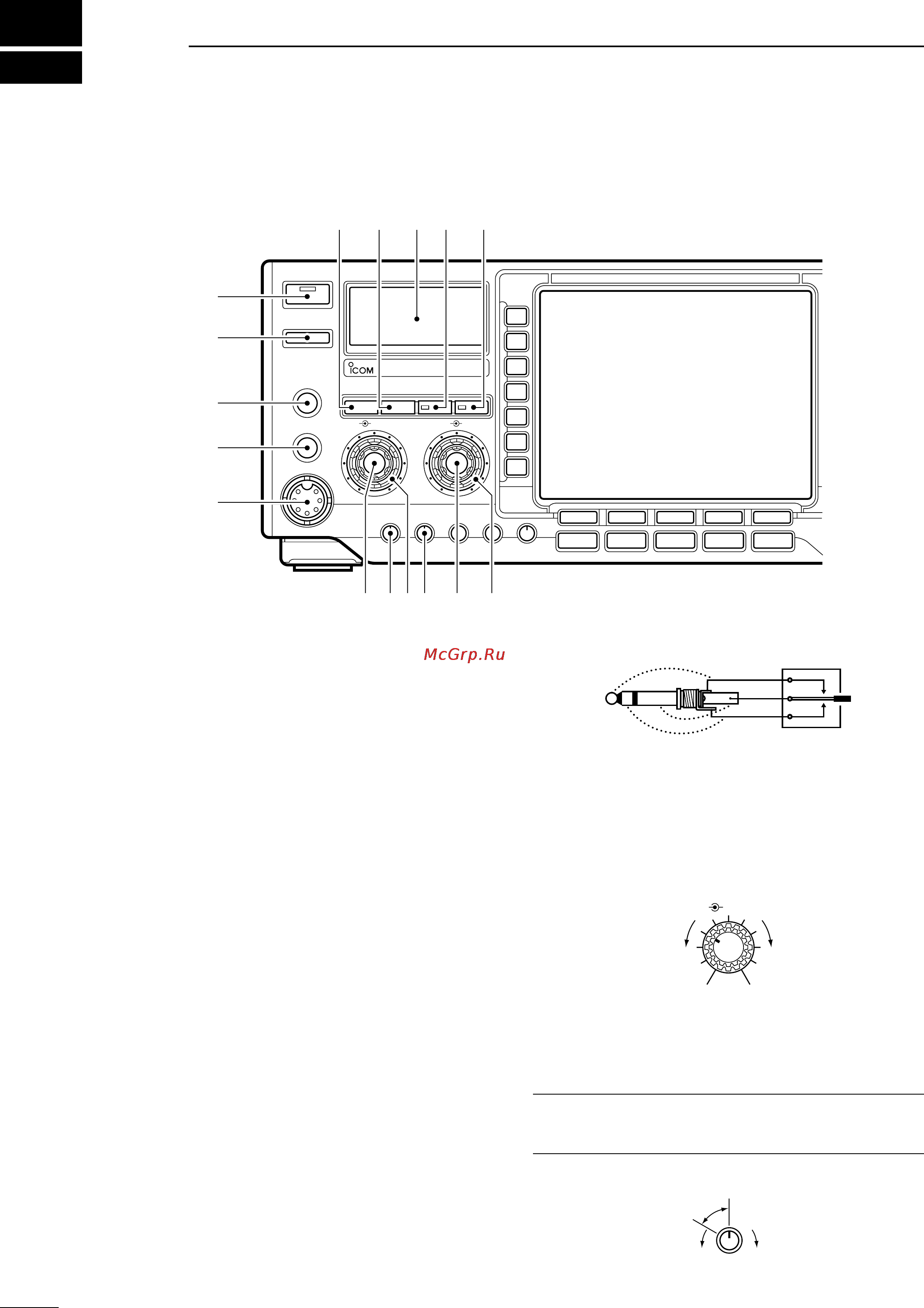Icom IC-756PRO [4/84] Panel description