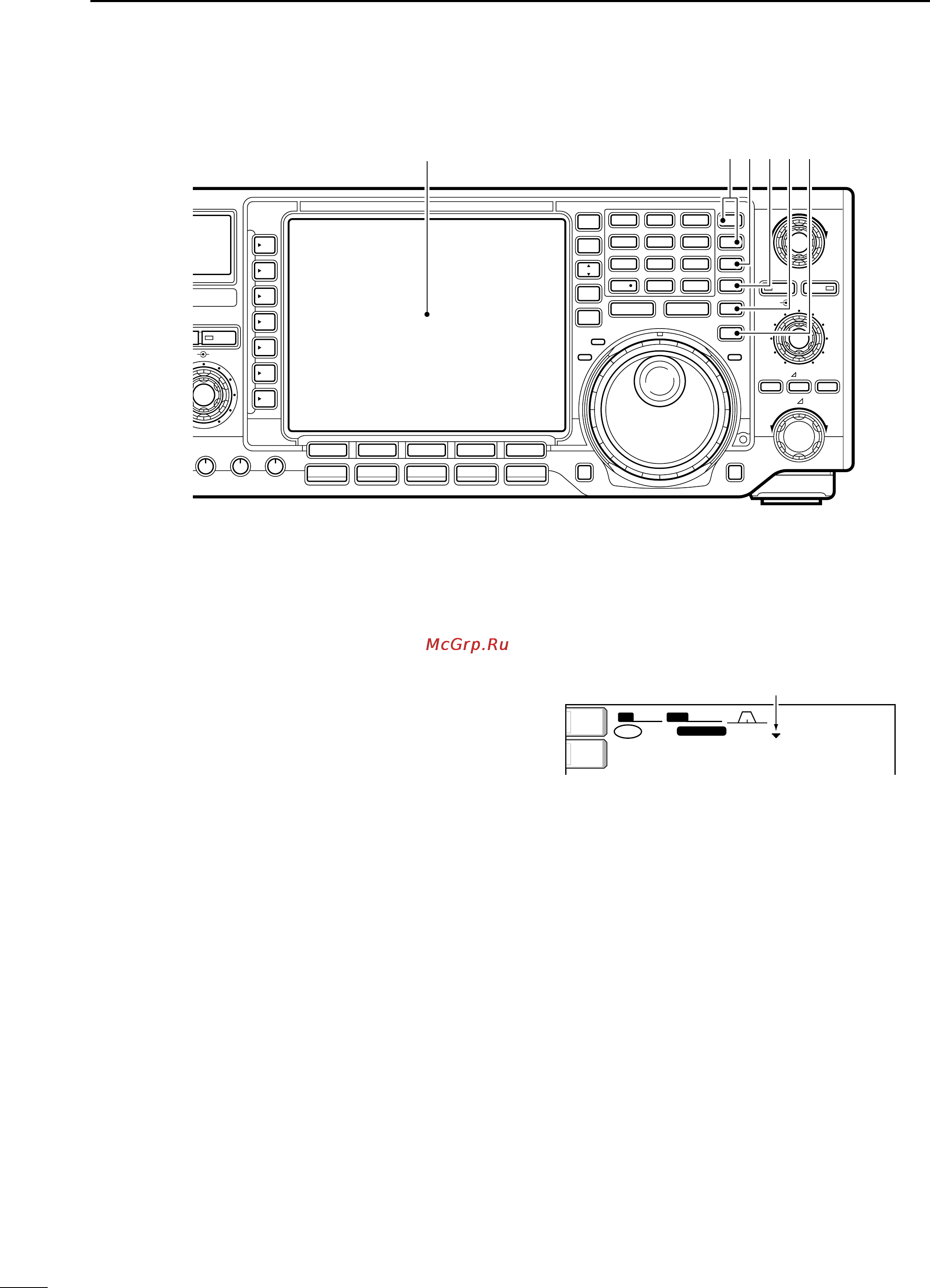 Icom IC-756PROII [10/88] I front panel