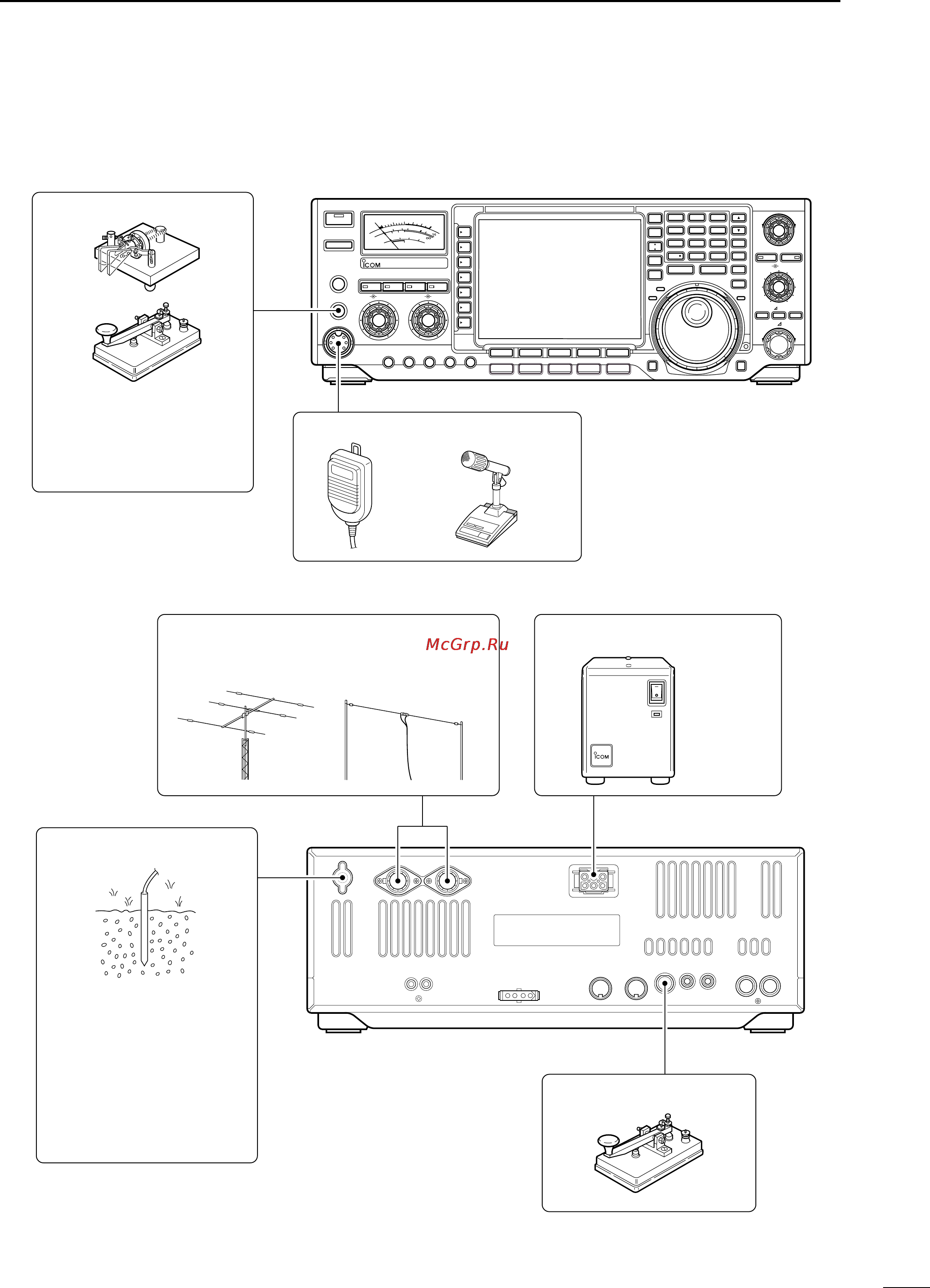 Icom IC-756PROII [17/88] I required connections