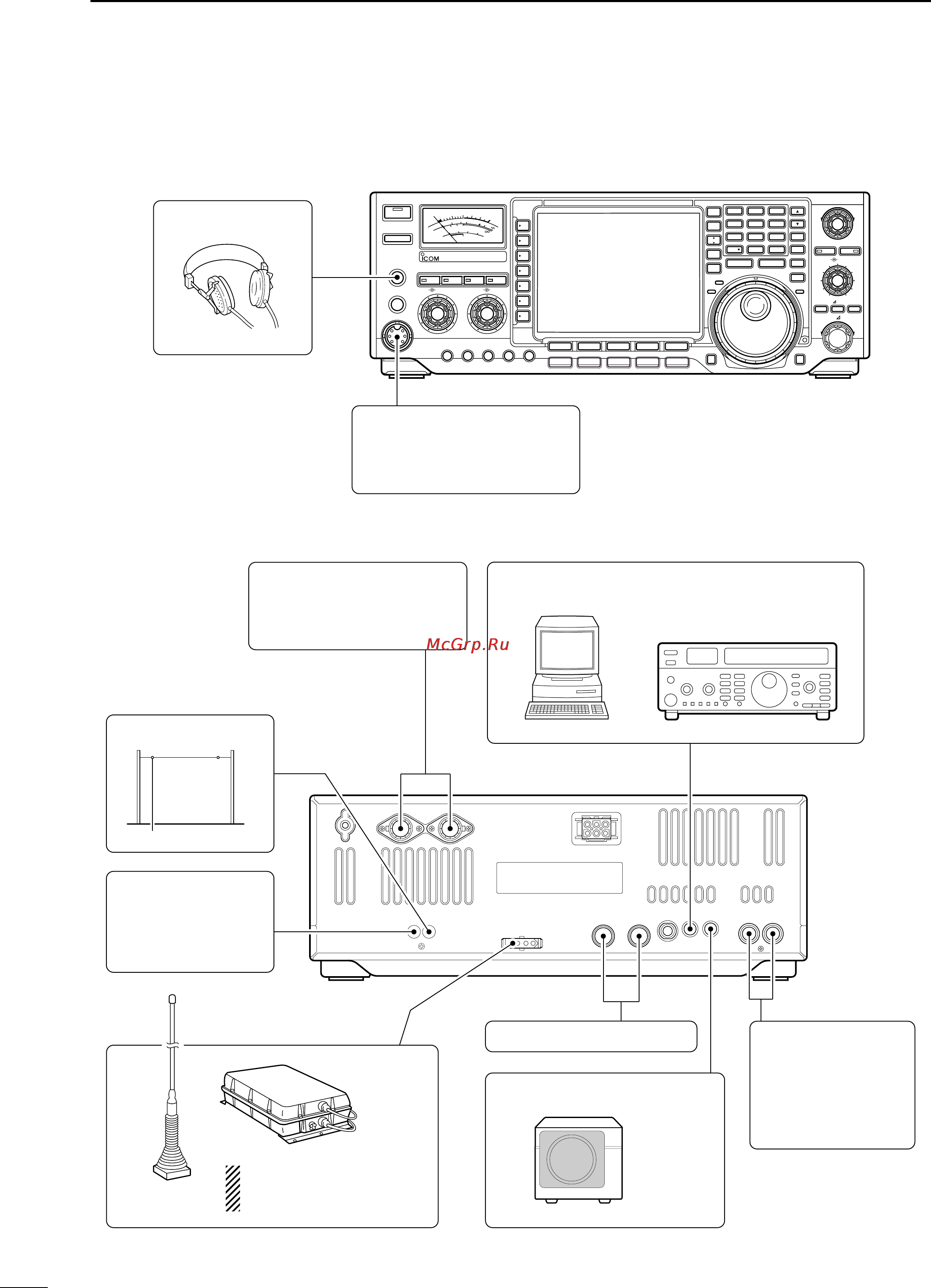 Icom IC-756PROII [18/88] I advanced connections