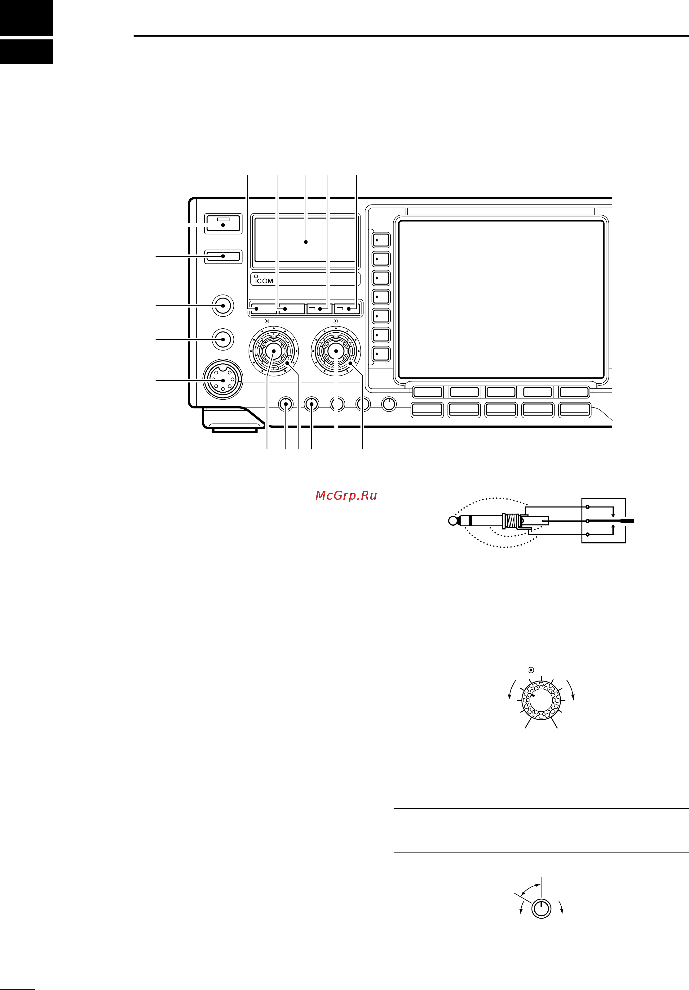 Icom IC-756PROII [4/88] Panel description