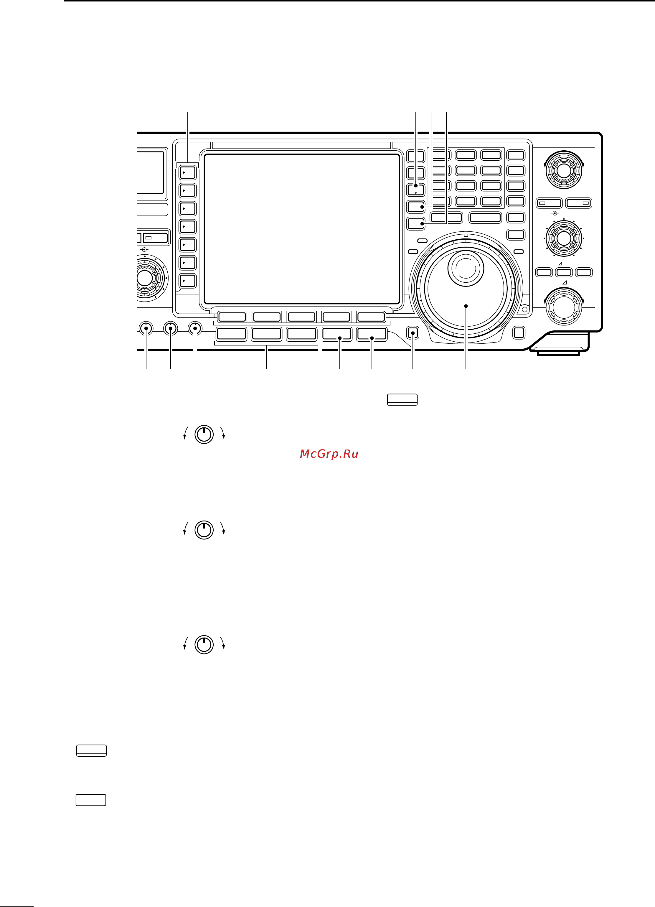 Icom IC-756PROII [6/88] I front panel