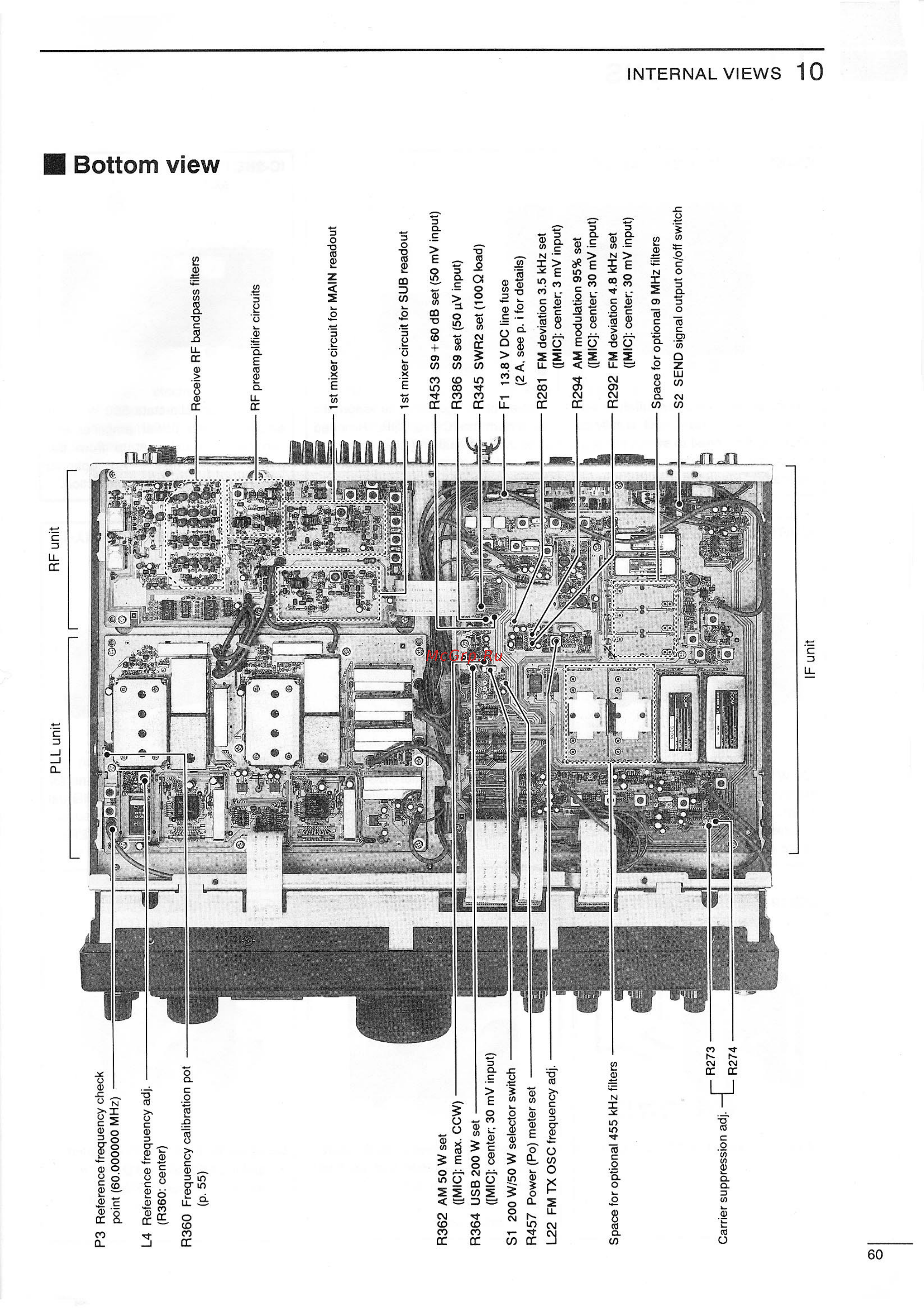 Icom IC-775DSP [63/67] Internal views