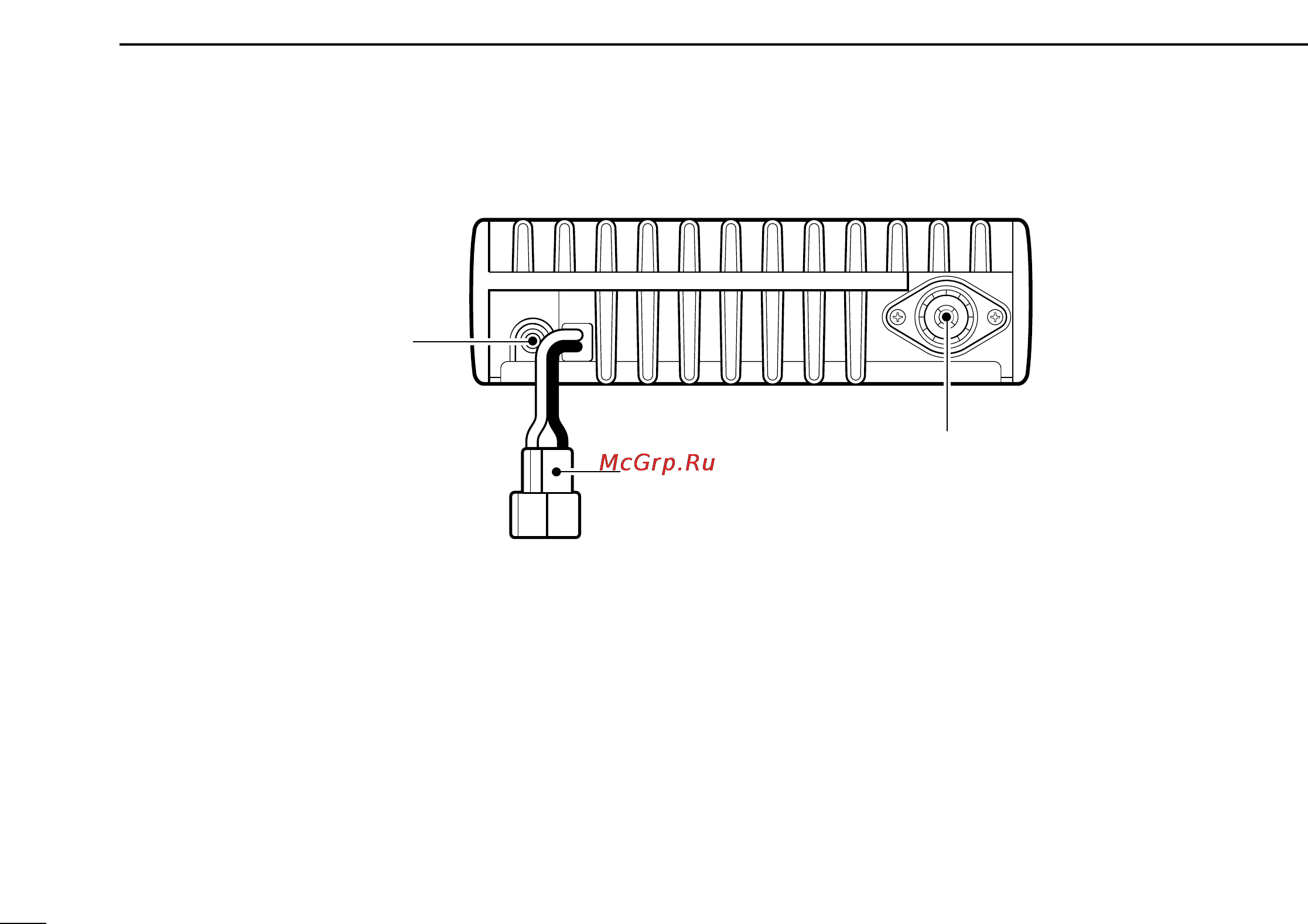 Icom IC-2100H [10/72] Panel description