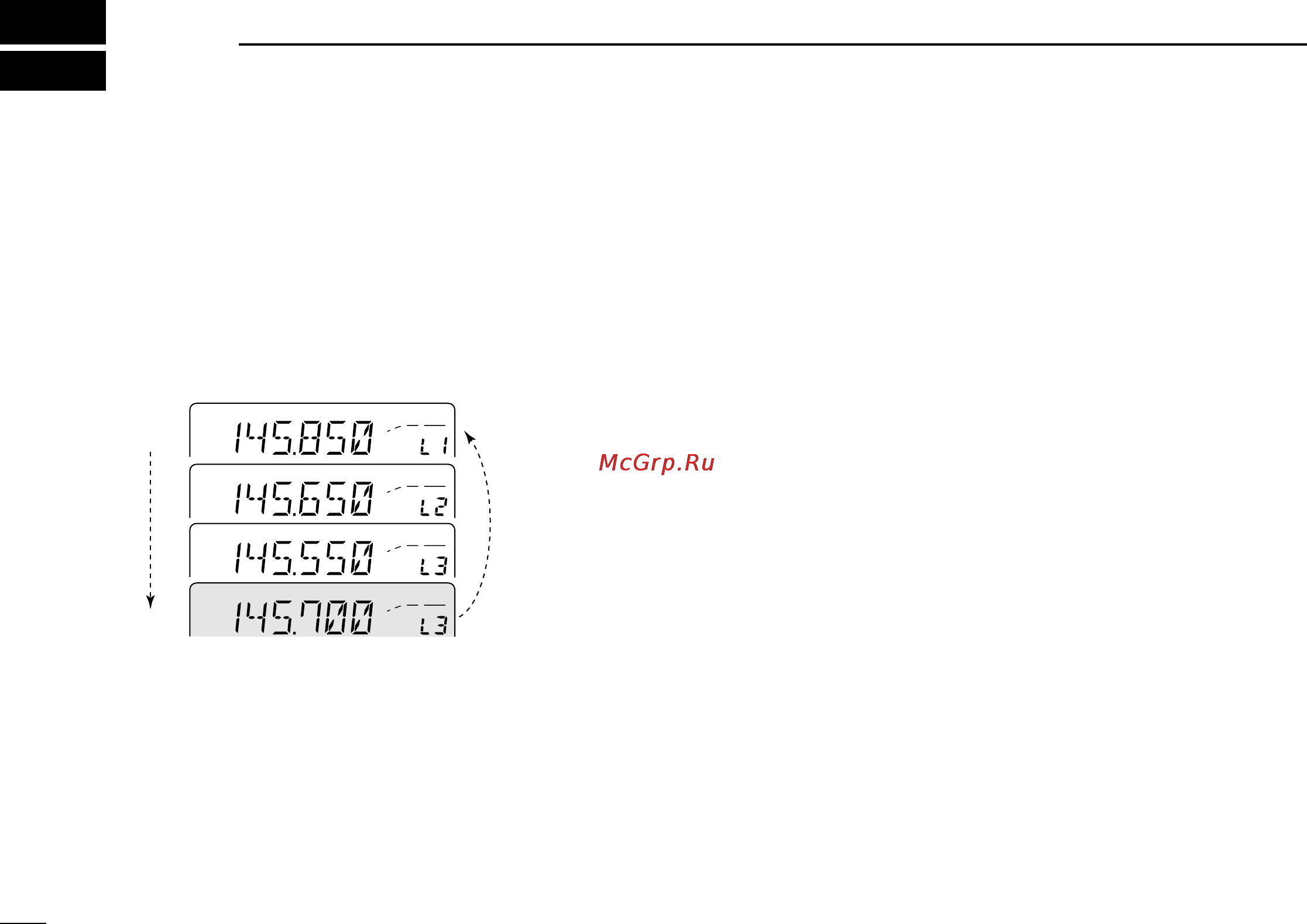 Icom IC-2100H [38/72] Scratch pad memory