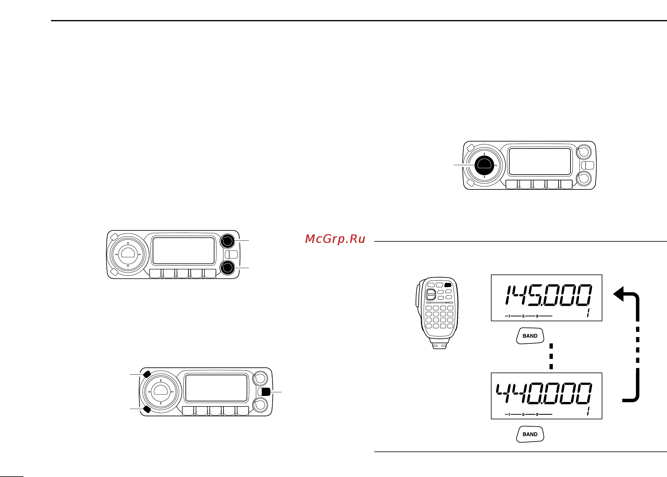Icom IC-208H [12/96] Quick reference guide