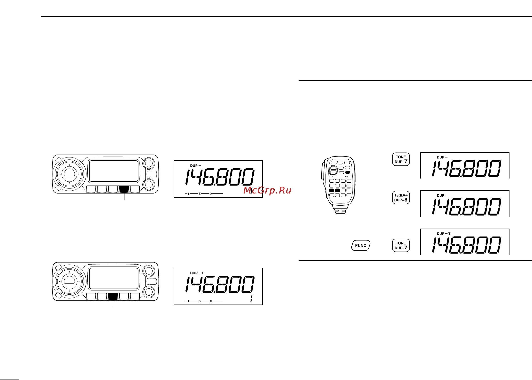 Icom IC-208H [14/96] I repeater operation