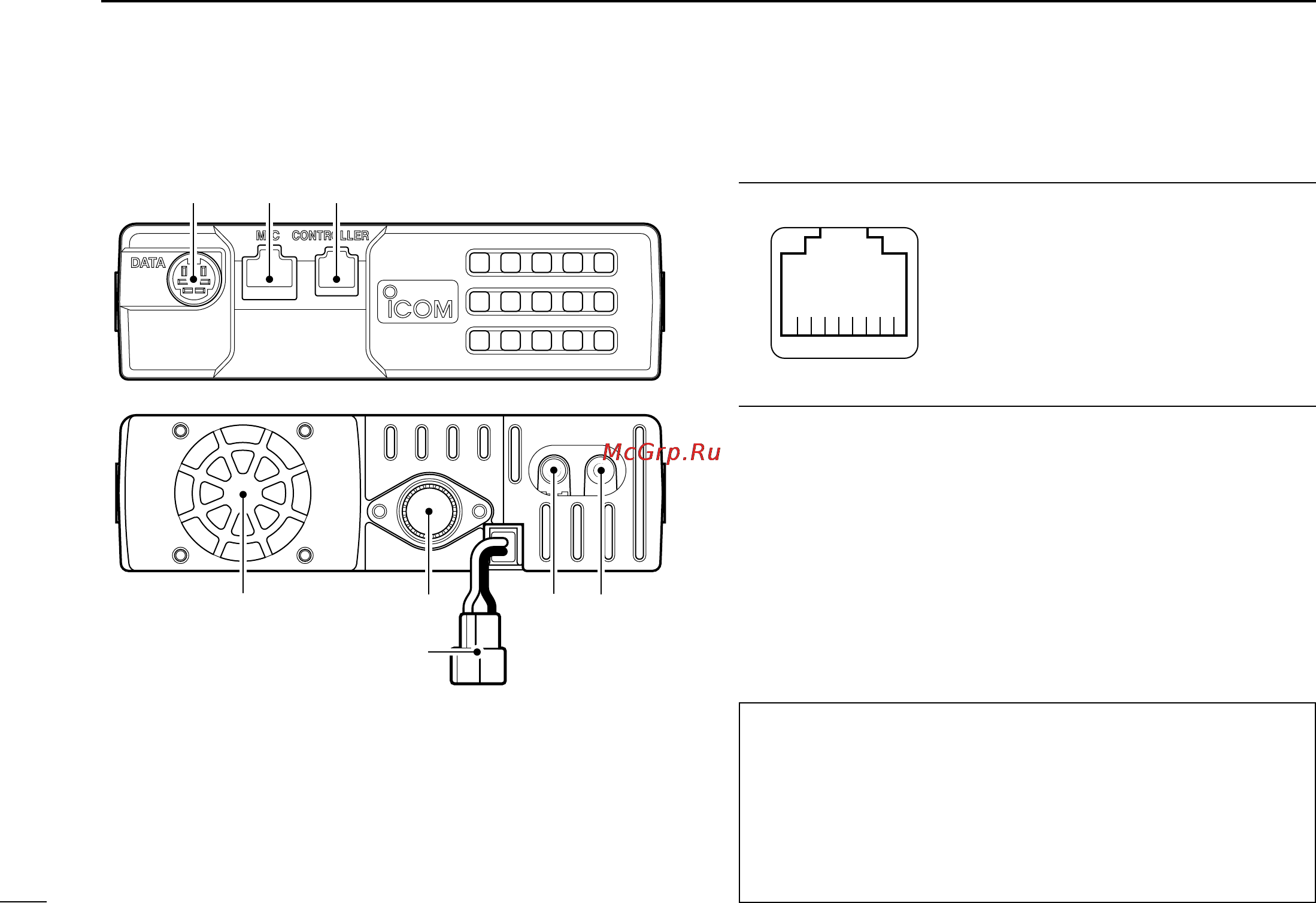 Icom IC-2720H [22/96] I main unit