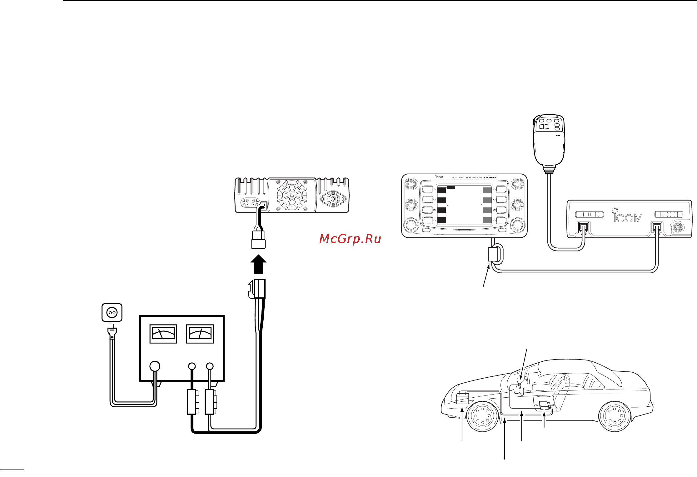 Icom IC-2800H [20/88] I cable connection