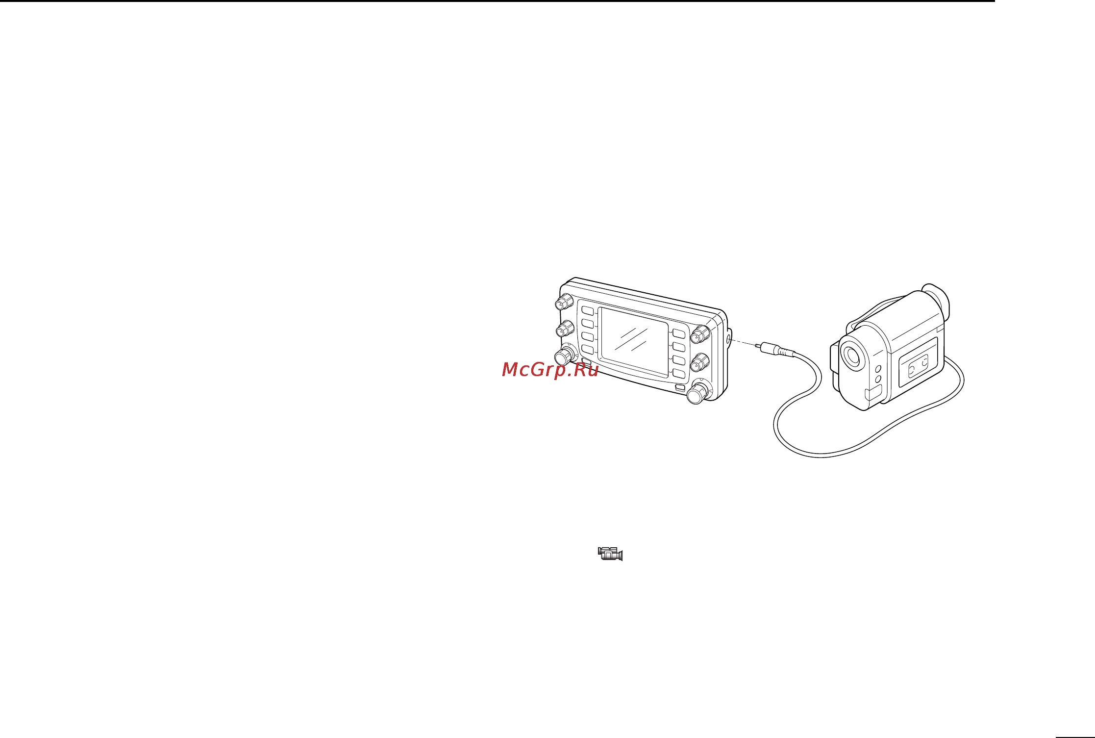 Icom IC-2800H [77/88] I video monitor function