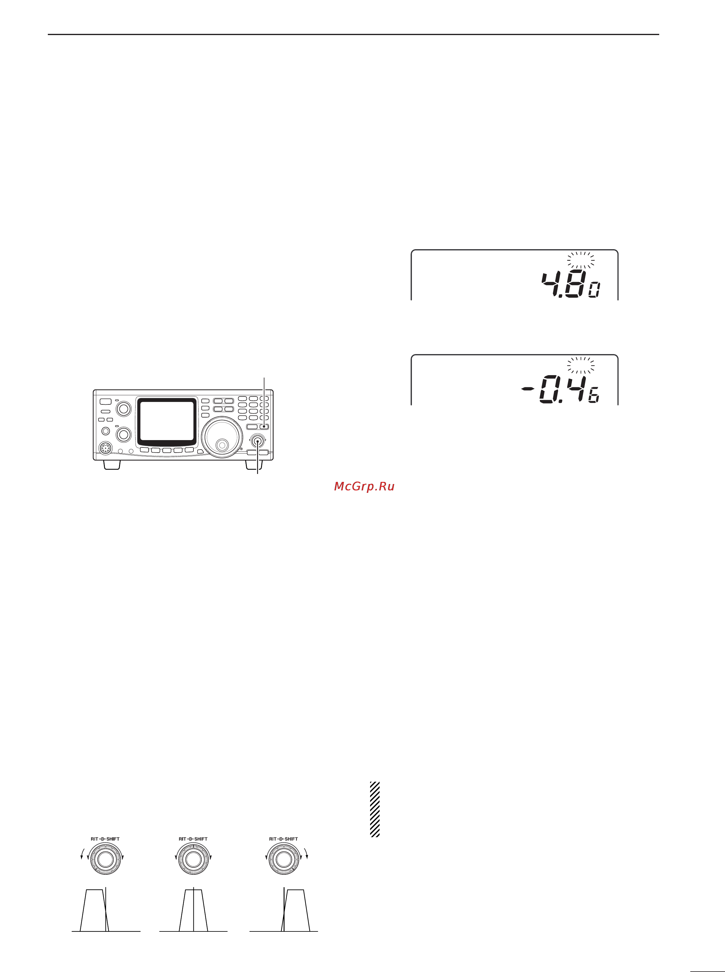 Icom IC-910H [29/86] I if shift function