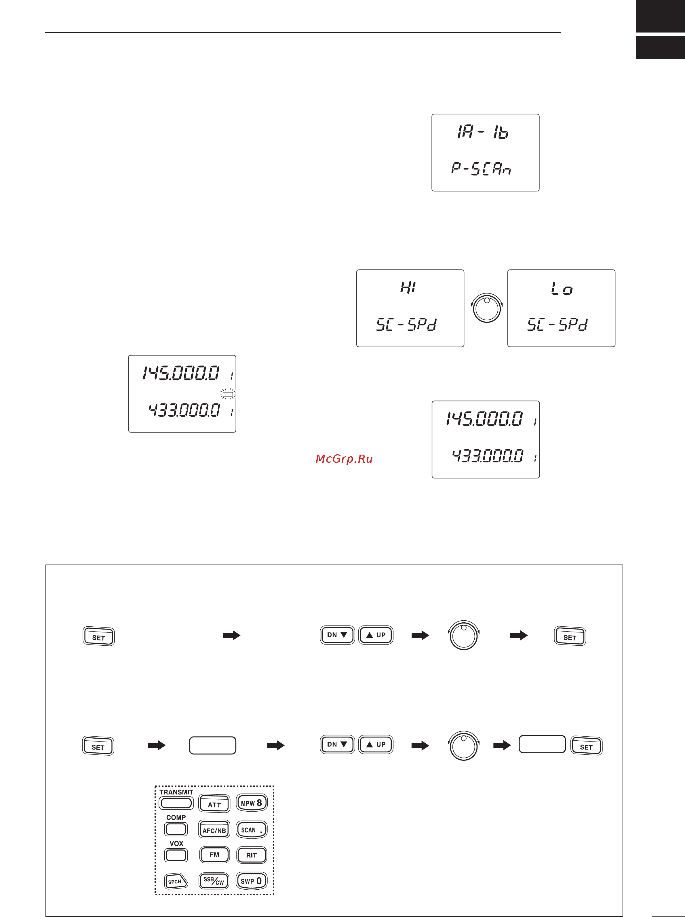 Icom IC-910H [57/86] Set mode