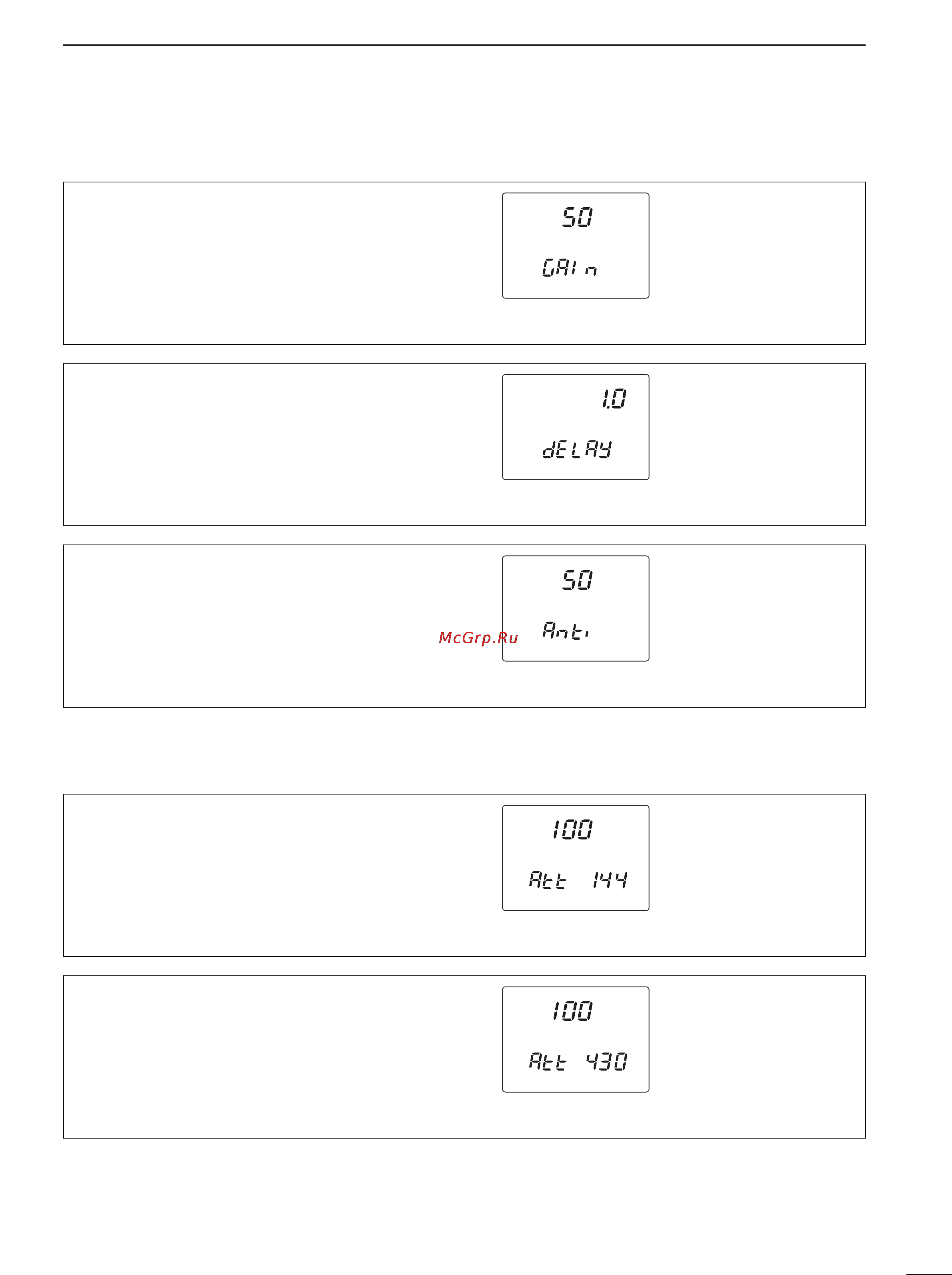 Icom IC-910H [67/86] I attenuator set mode