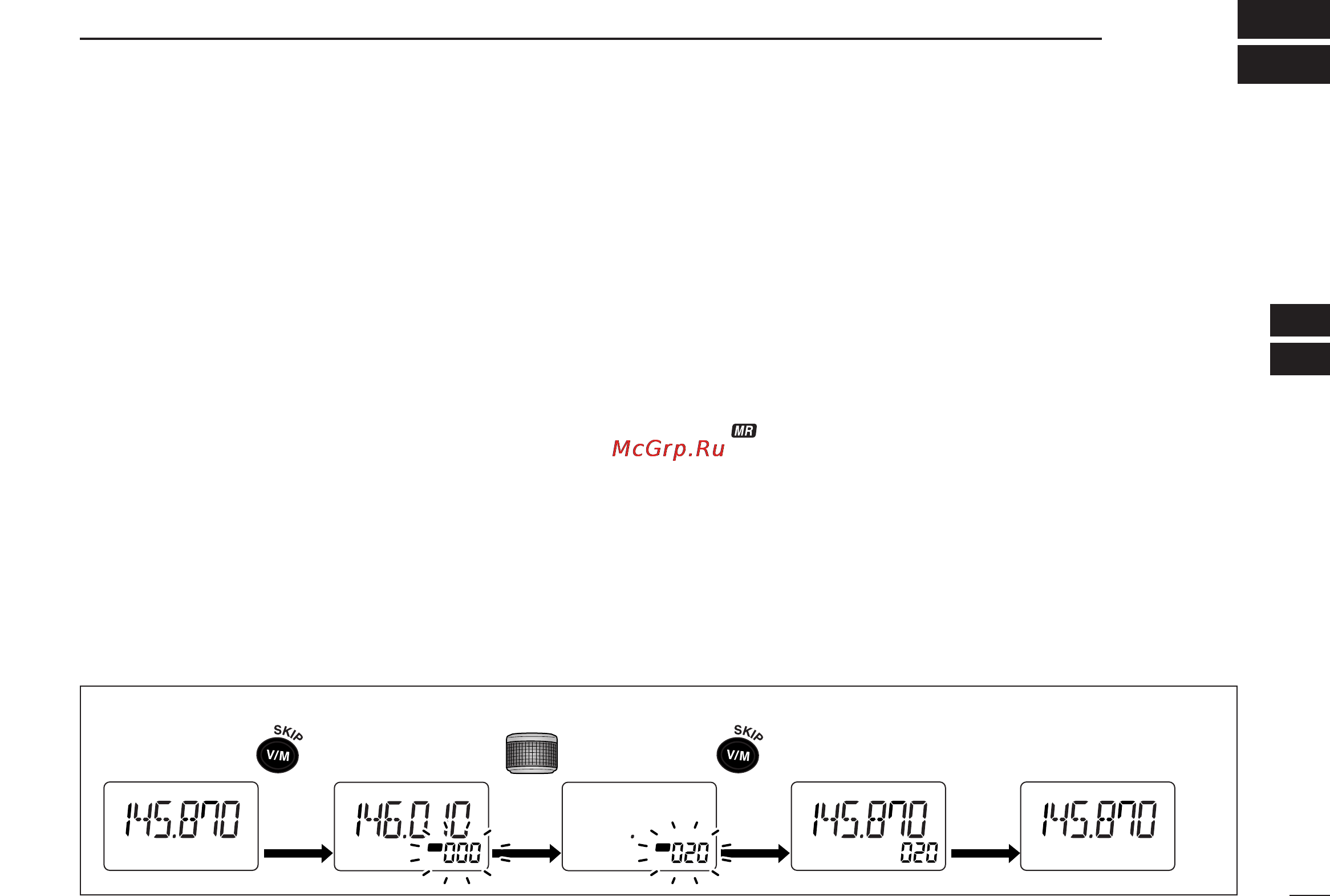 Icom IC-P7A [37/96] Memory call channels