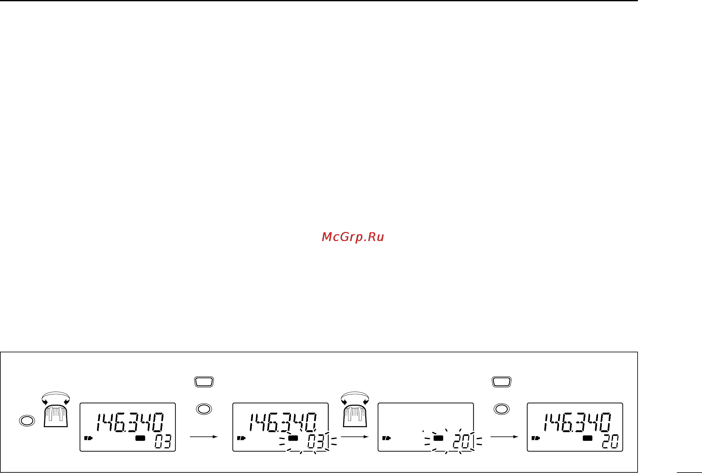 Icom IC-Q7A [17/43] I programming after selection