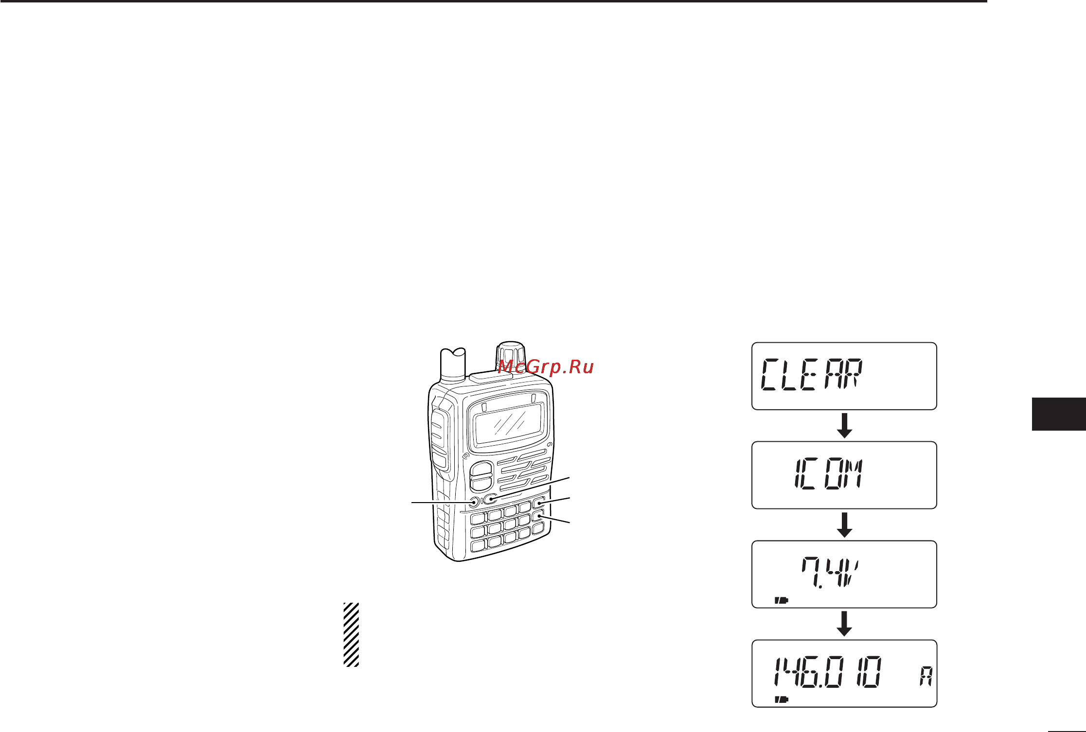 Icom IC-T90A [85/100] I resetting