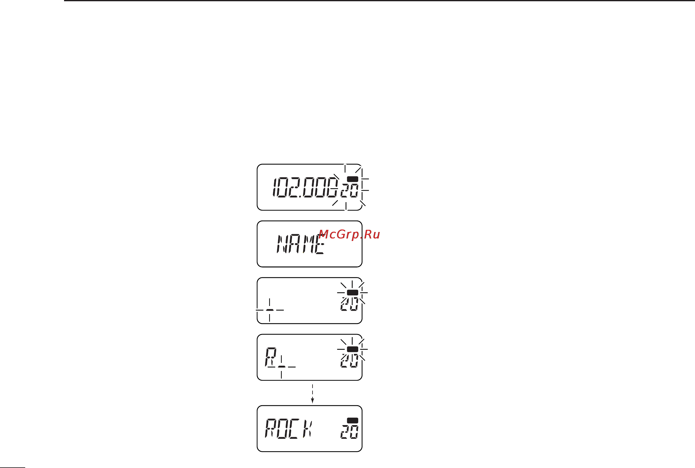 Icom IC-T81A [24/40] I memory names