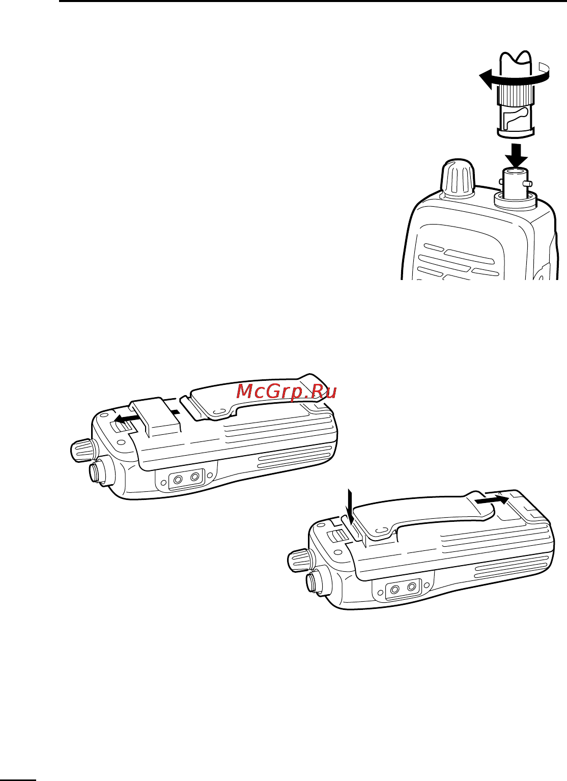 Icom IC-V8 [12/80] D antenna