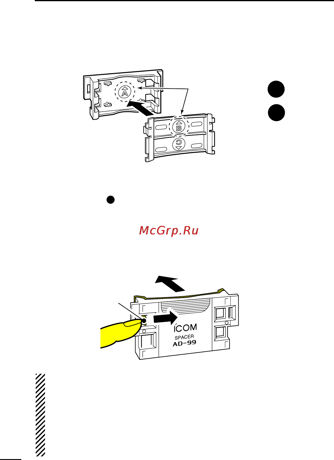 Icom IC-V8 [28/80] D about ad 99