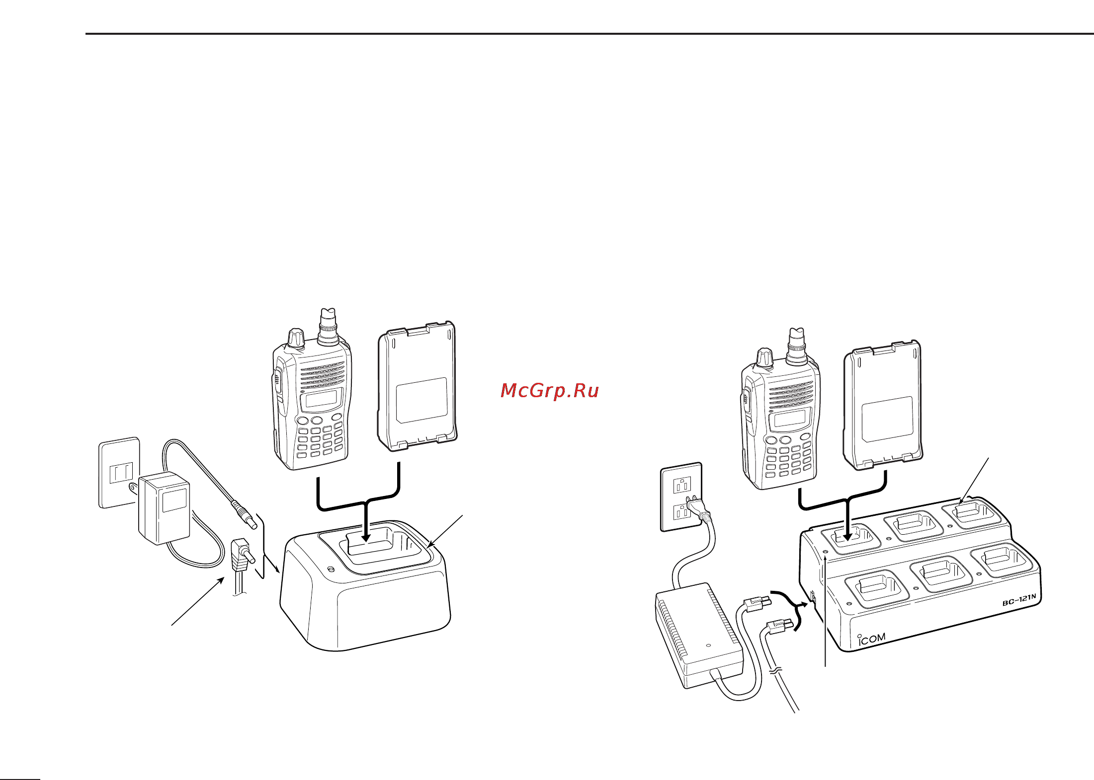 Icom IC-V85 [28/80] Battery packs