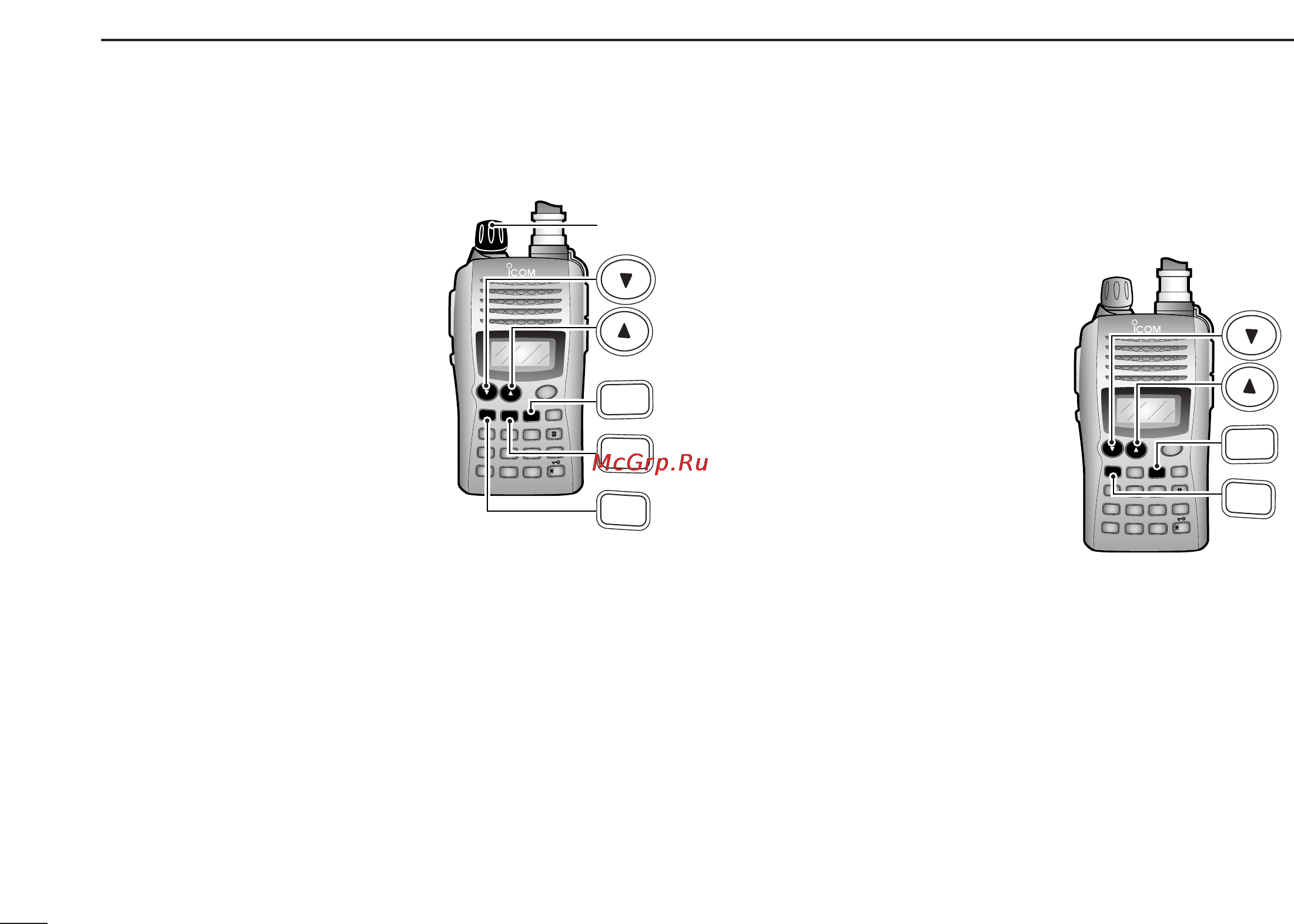 Icom IC-V85 [42/80] Memory call operation