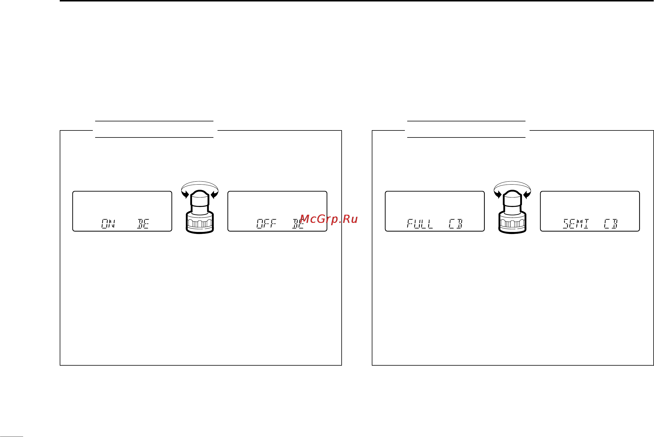 Icom IC-W32A [22/48] Initial set mode