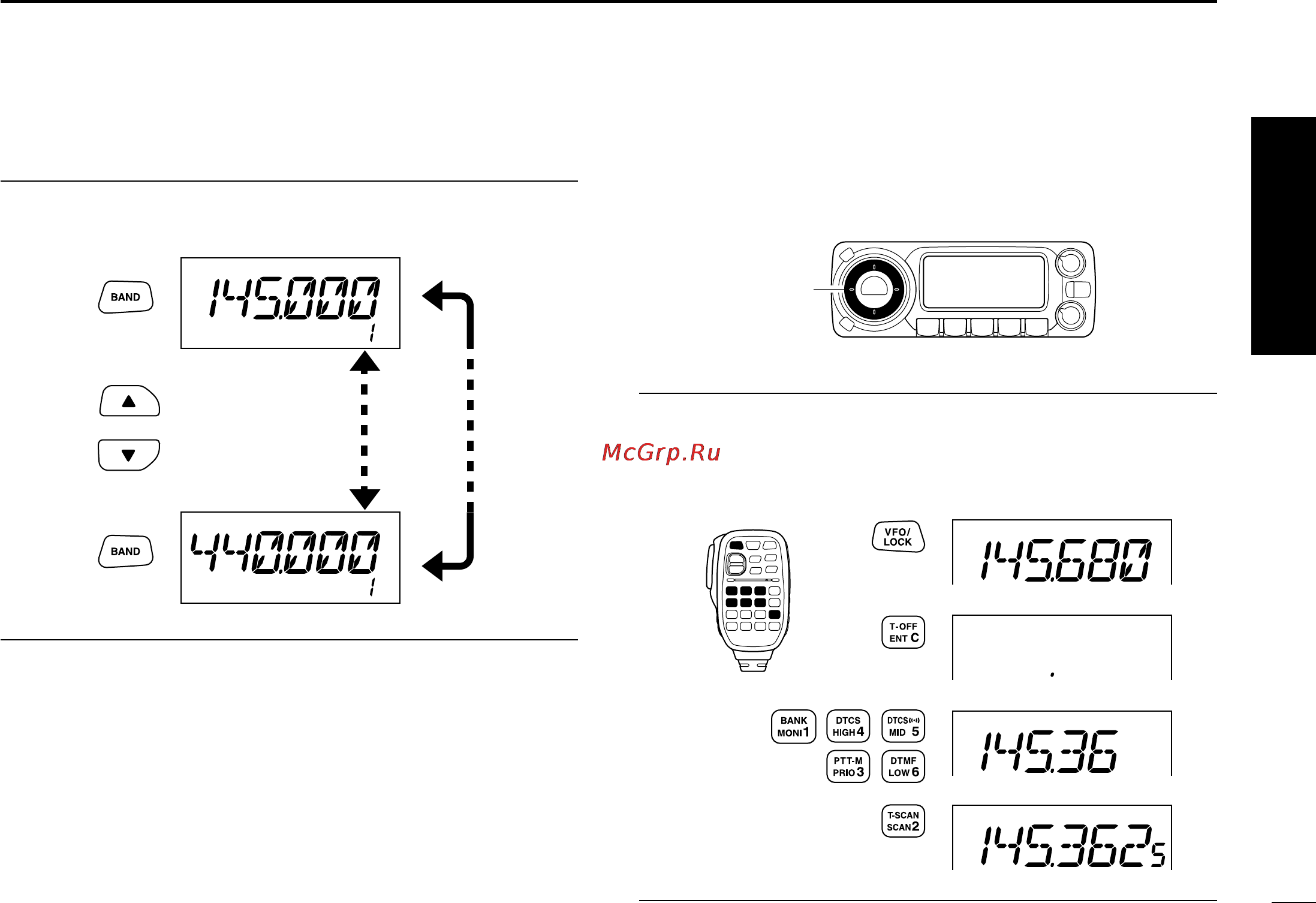 Icom ID-800H [15/144] Quick reference guide