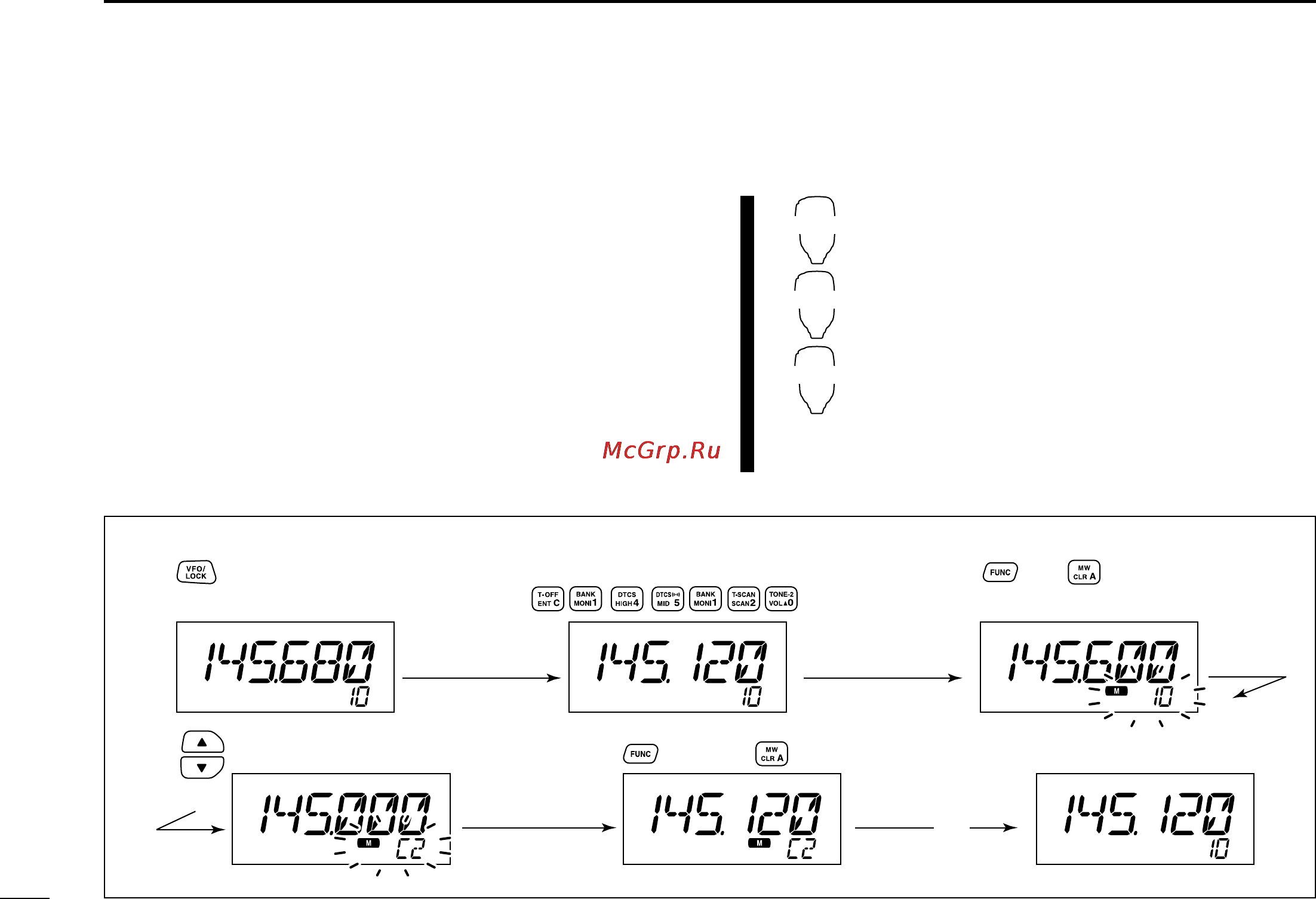 Icom ID-800H [58/144] I programming a call channel