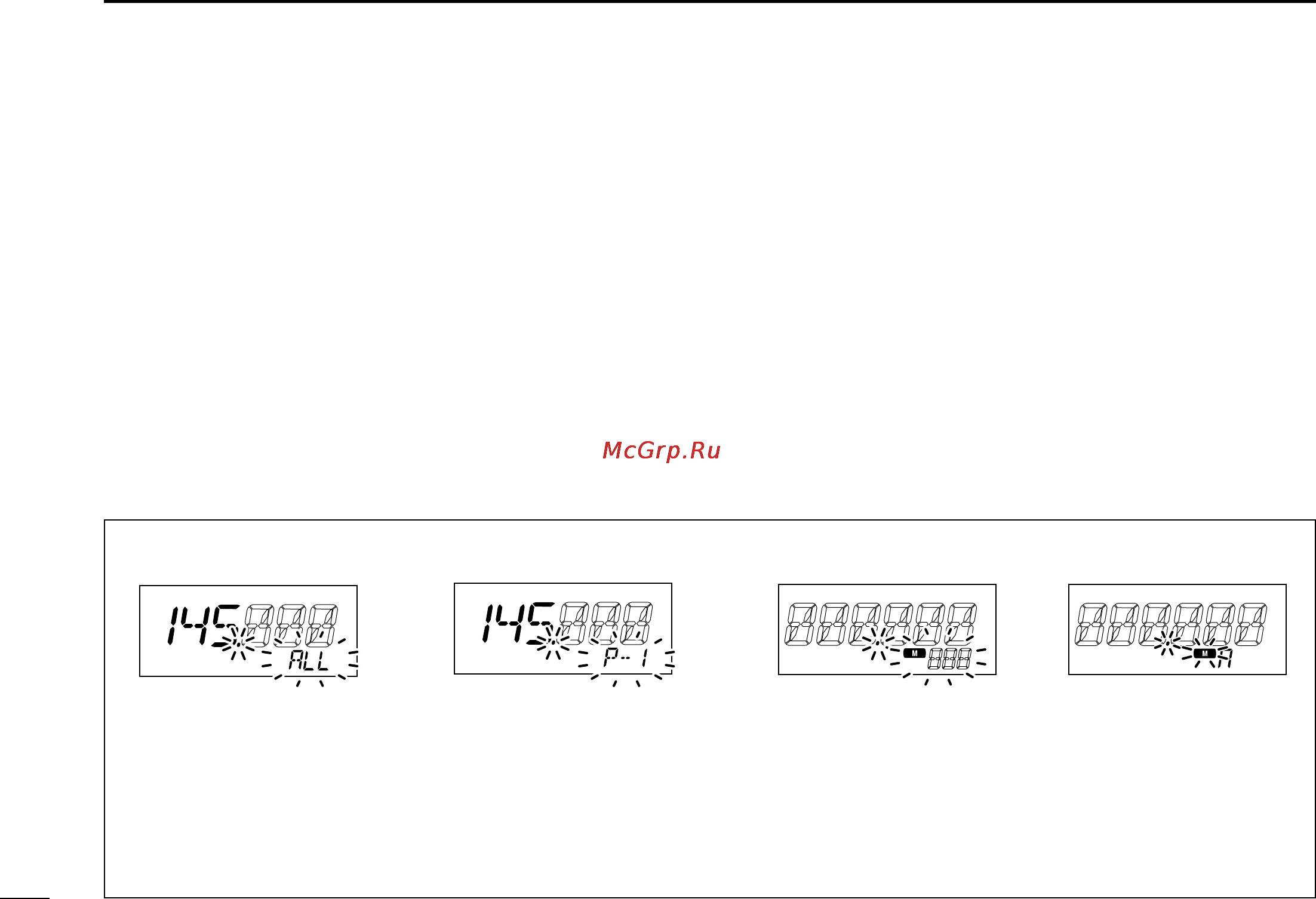 Icom ID-800H [60/144] I scan start stop