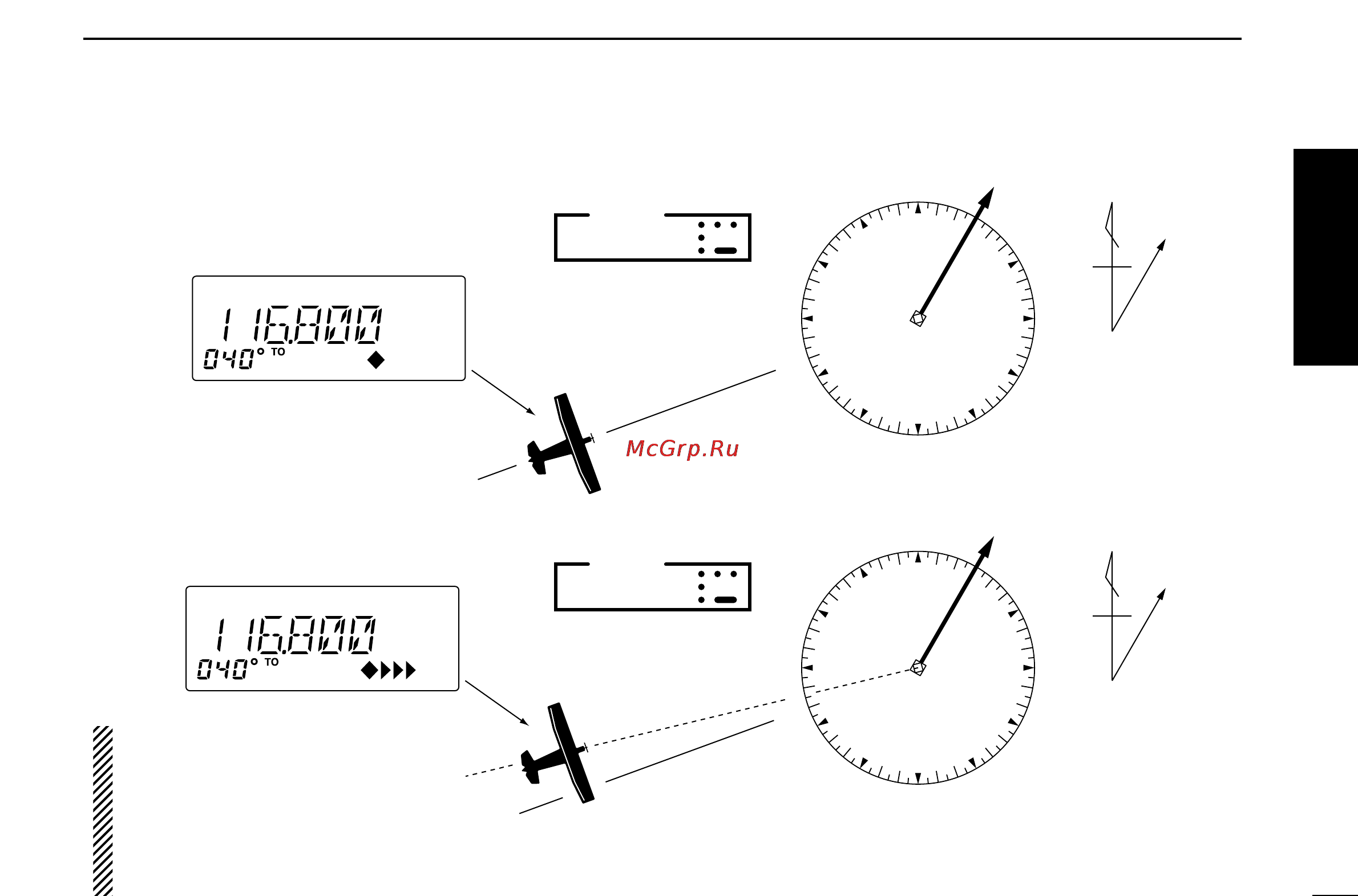 Icom IC-A23 [25/39] Vor navigation