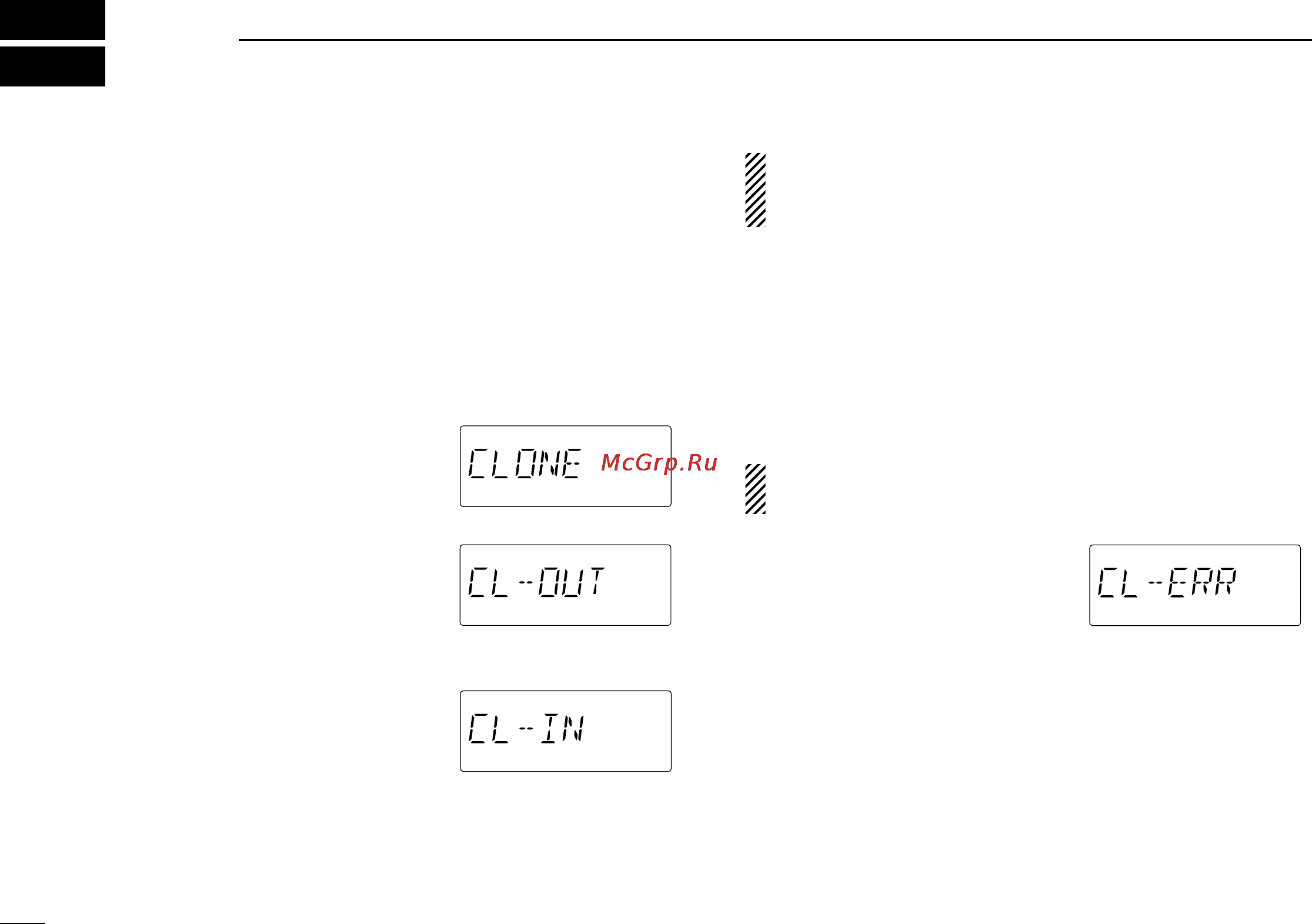 Icom IC-A23 [32/39] D cloning error
