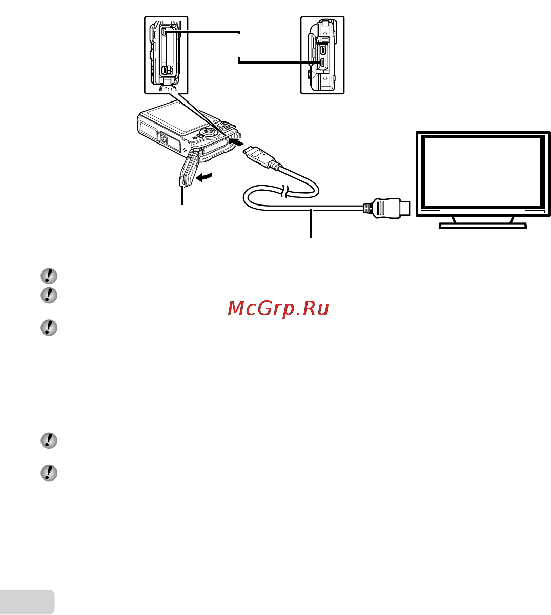 Olympus TG-620 White [50/78] Для управления изображениями с помощью пульта ду телевизора для управления изображениями с помощью пульта ду телевизора