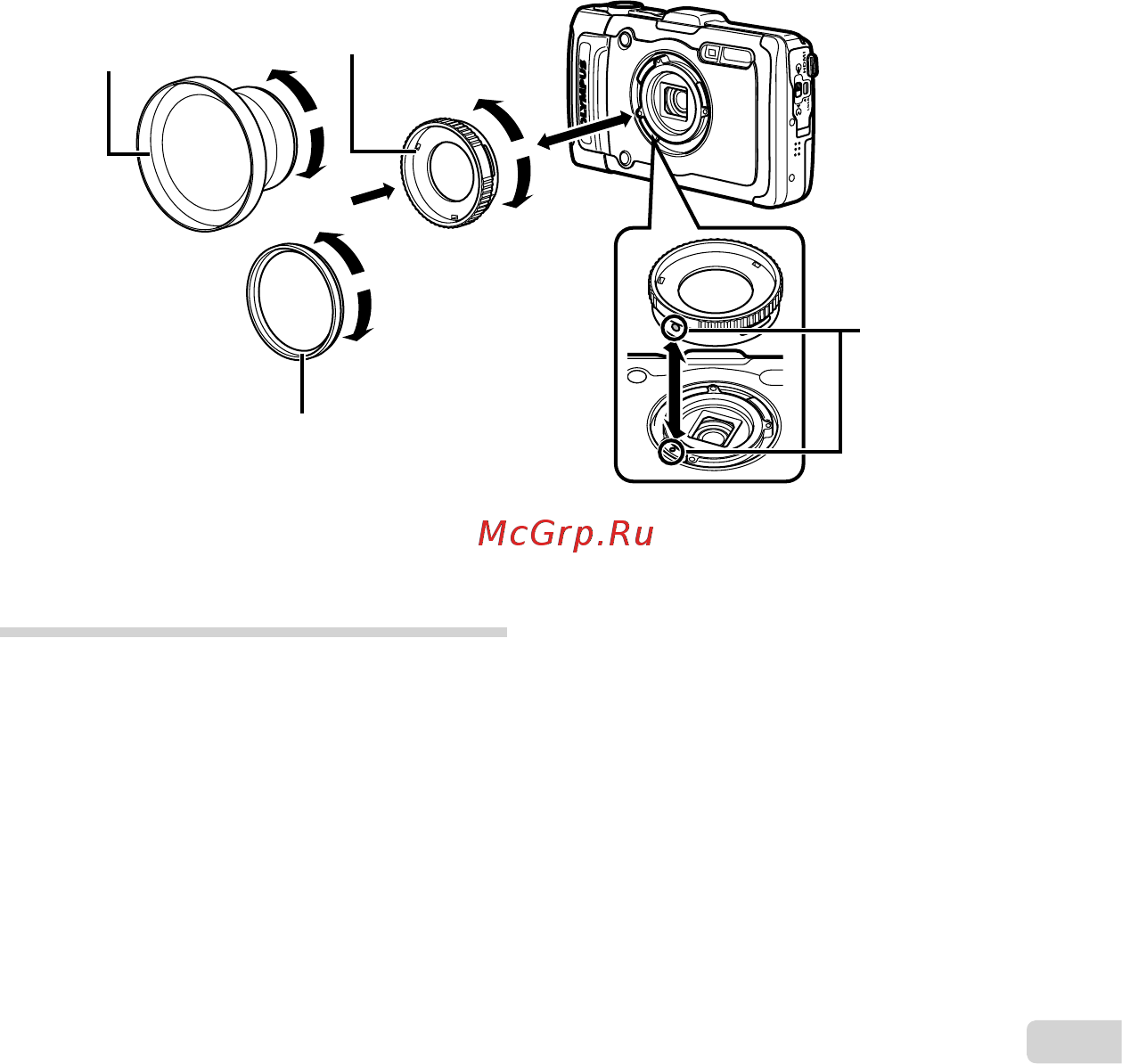 Olympus TG-1 Silver [69/85] Важная информация о водозащищенности и ударостойкости