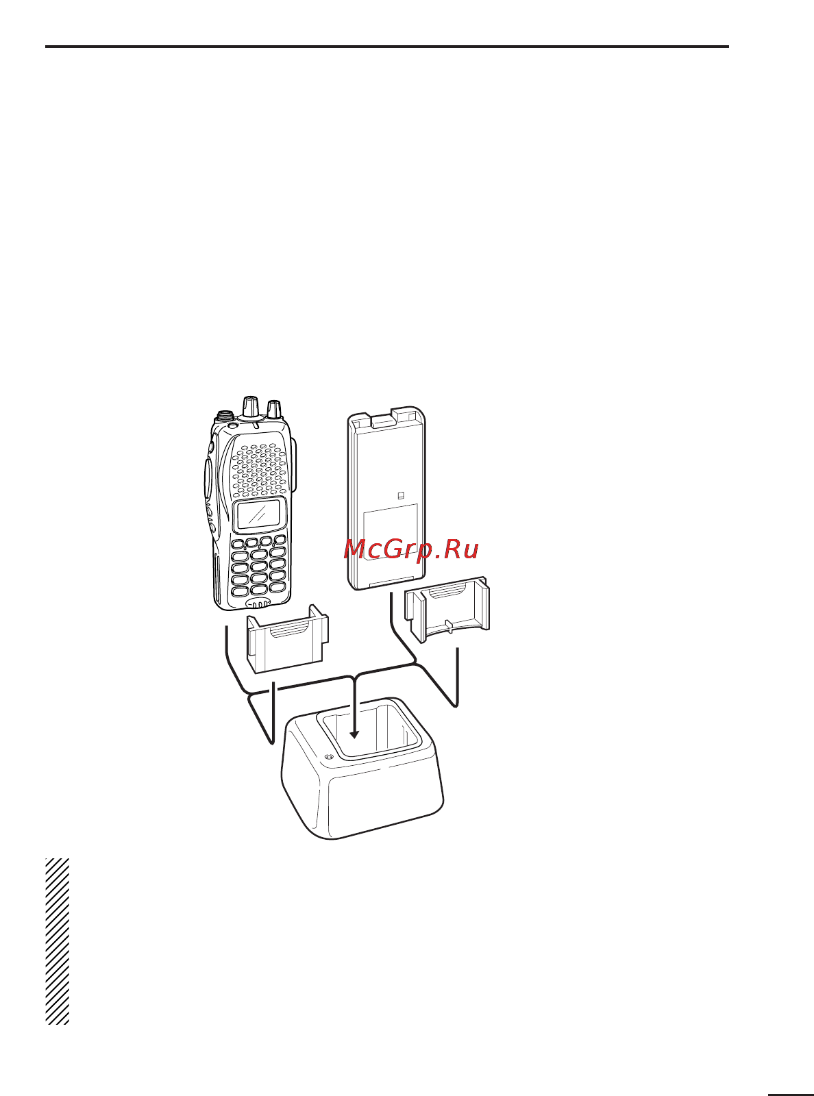 Icom IC-F40GT [11/32] Battery charging