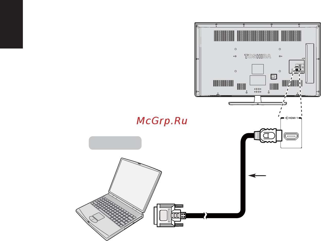 Toshiba 32L2353 [16/72] Задняя панель телевизора