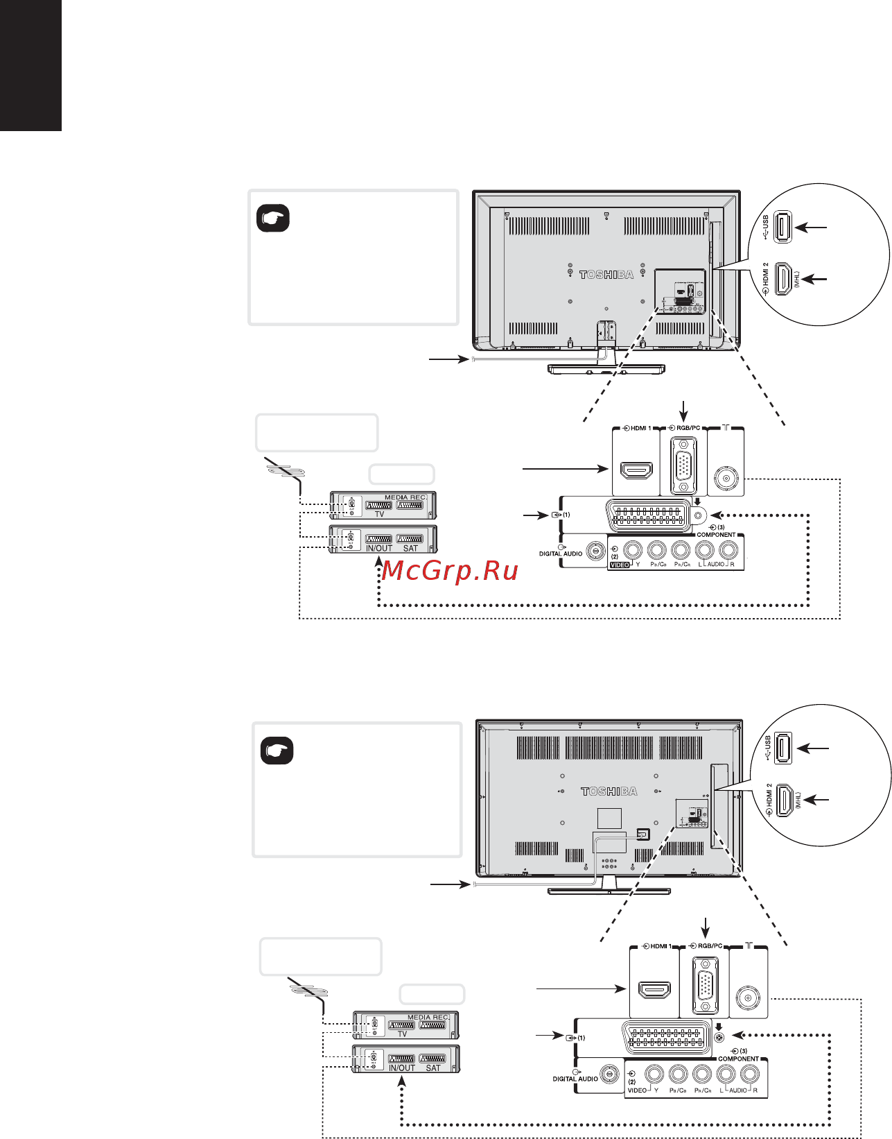Toshiba 32L2353 Инструкция по эксплуатации онлайн [8/72] 703330