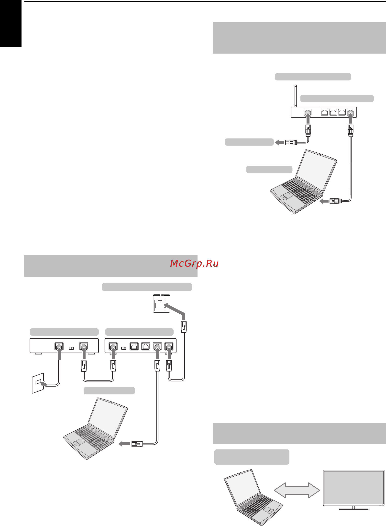 Toshiba 39L4353 [12/94] Беспроводное подключение телевизора к домашней сети при наличии интернет соединения