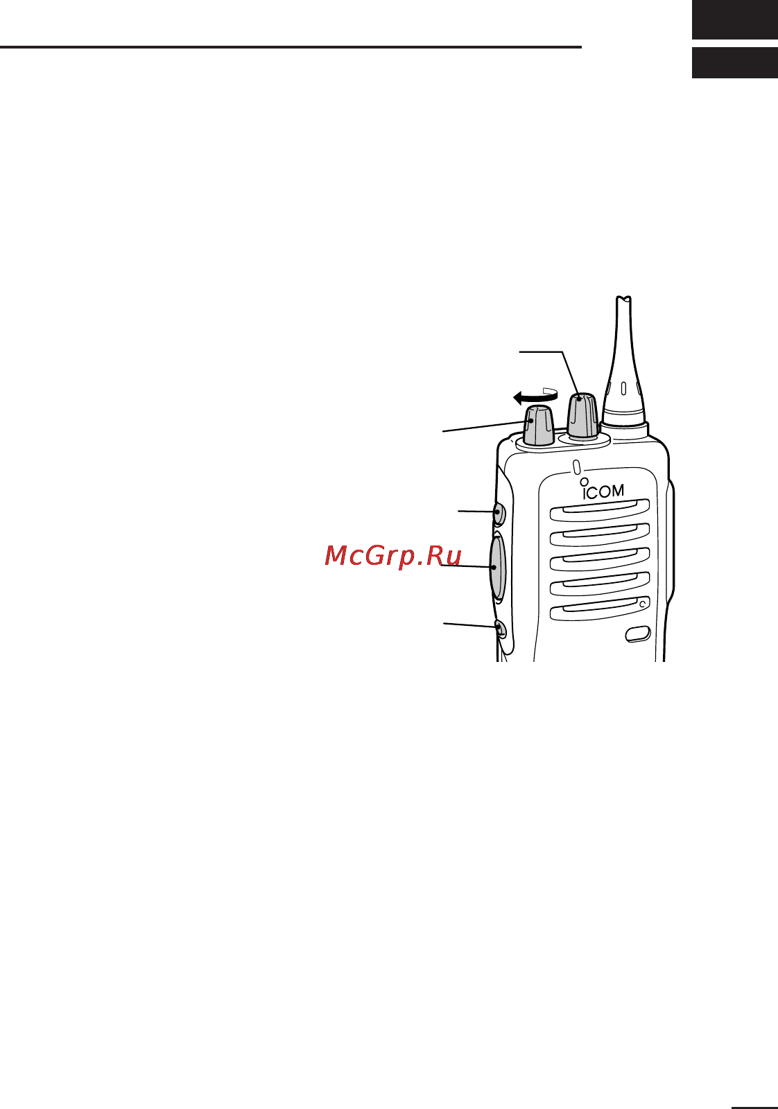 Icom IC-F21GM [19/32] Set mode