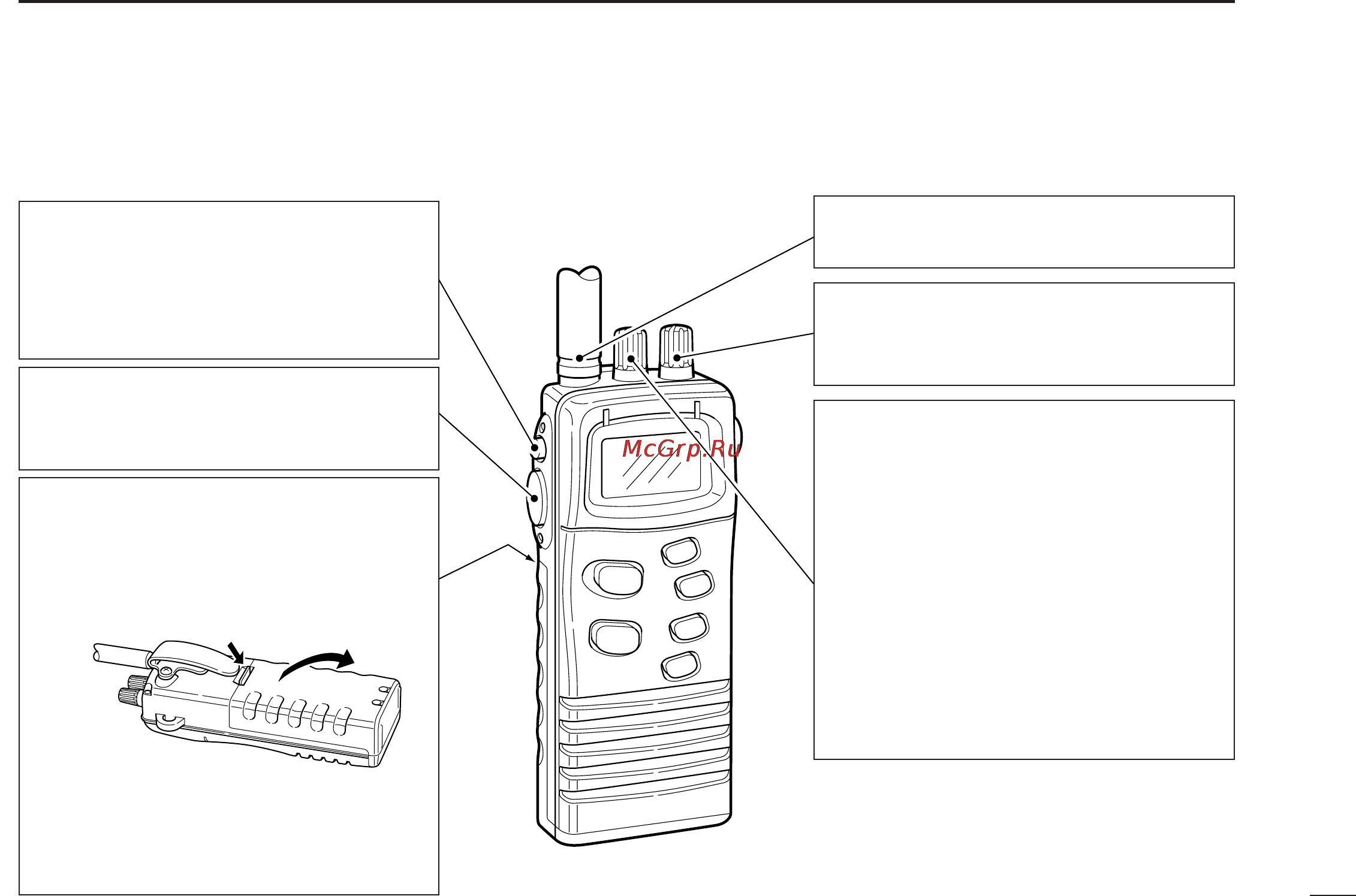 Icom IC-M1 [5/24] I top and side panels