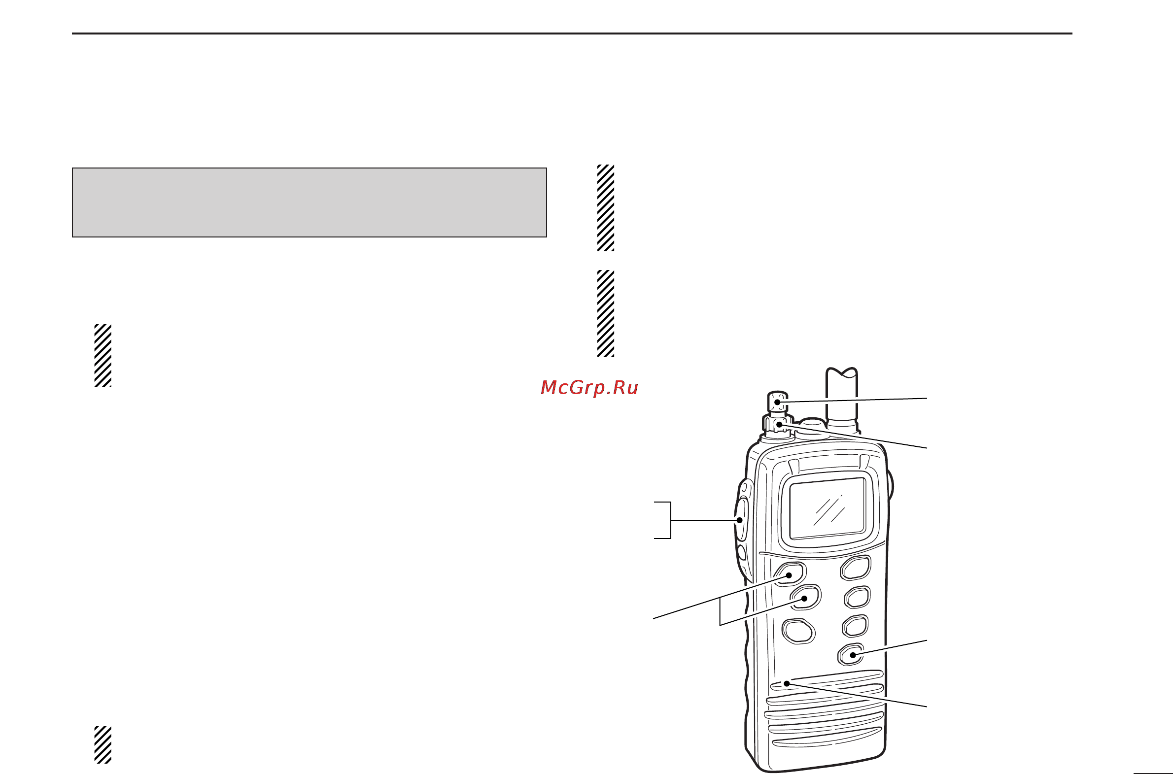 Icom IC-M1V [13/32] I receiving and transmitting